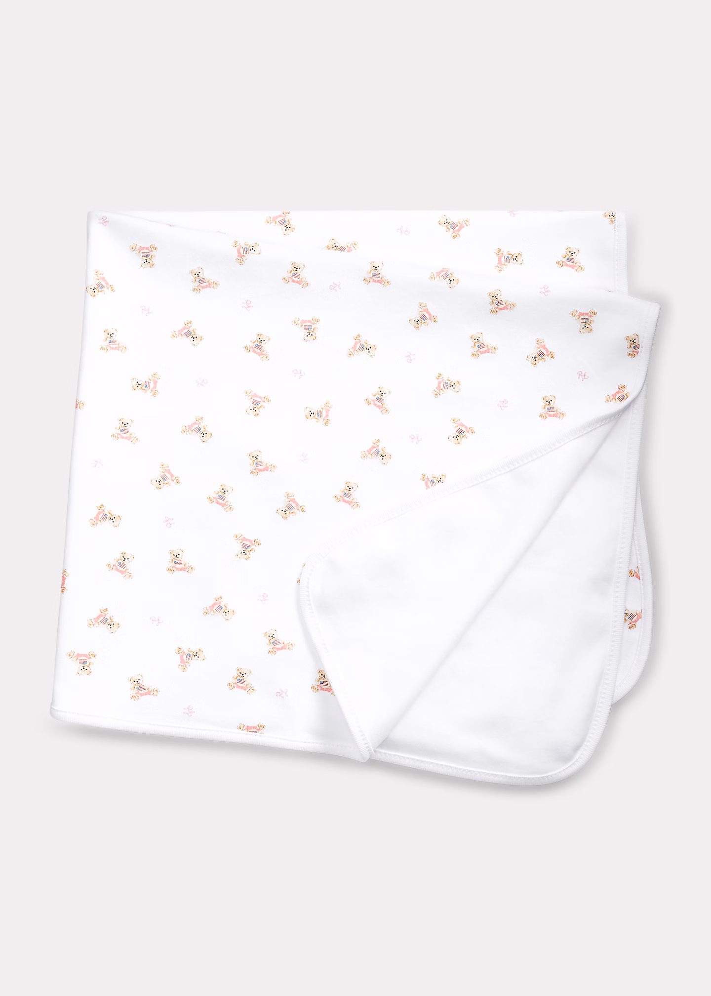 Baumwolldecke mit Polo Bear - RALPH LAUREN OUTLET