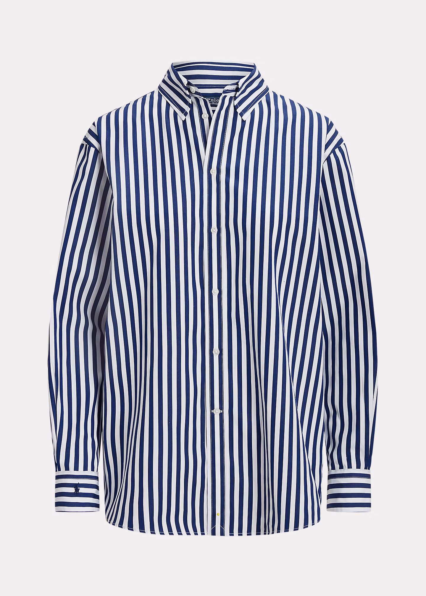 Übergroßes Baumwollhemd mit Streifen - RALPH LAUREN OUTLET