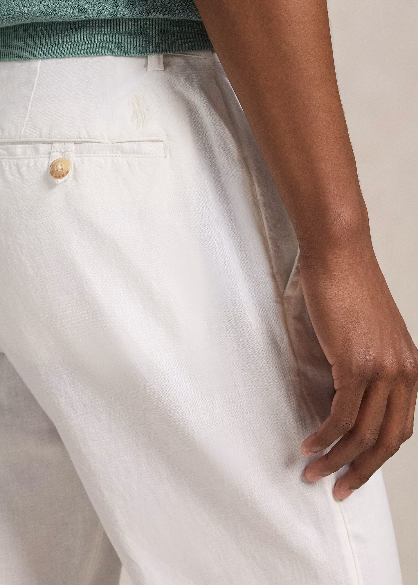 Straight-Fit Hose aus Baumwoll-Leinen - RALPH LAUREN OUTLET