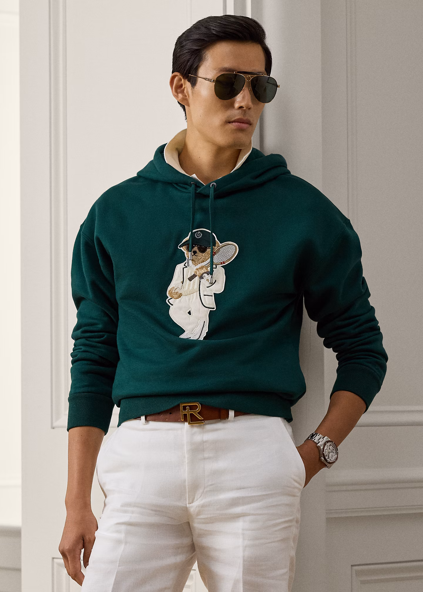 Fleece-Pullover mit Polo Bear - RALPH LAUREN OUTLET