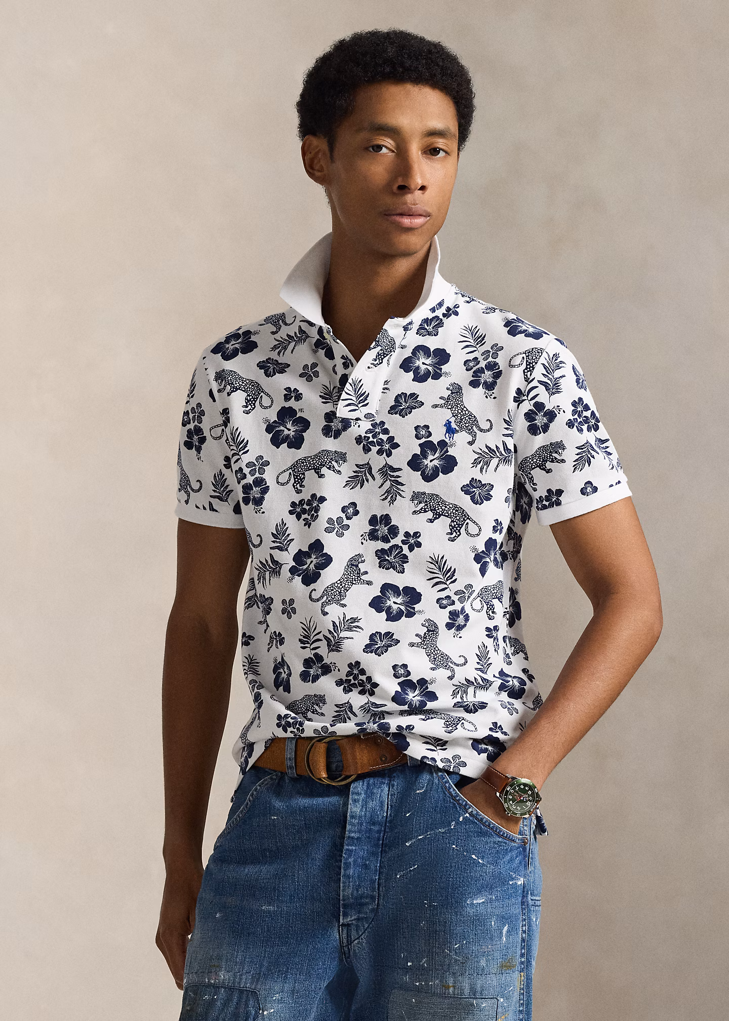 Custom-Slim-Fit Poloshirt aus Piqué - RALPH LAUREN OUTLET