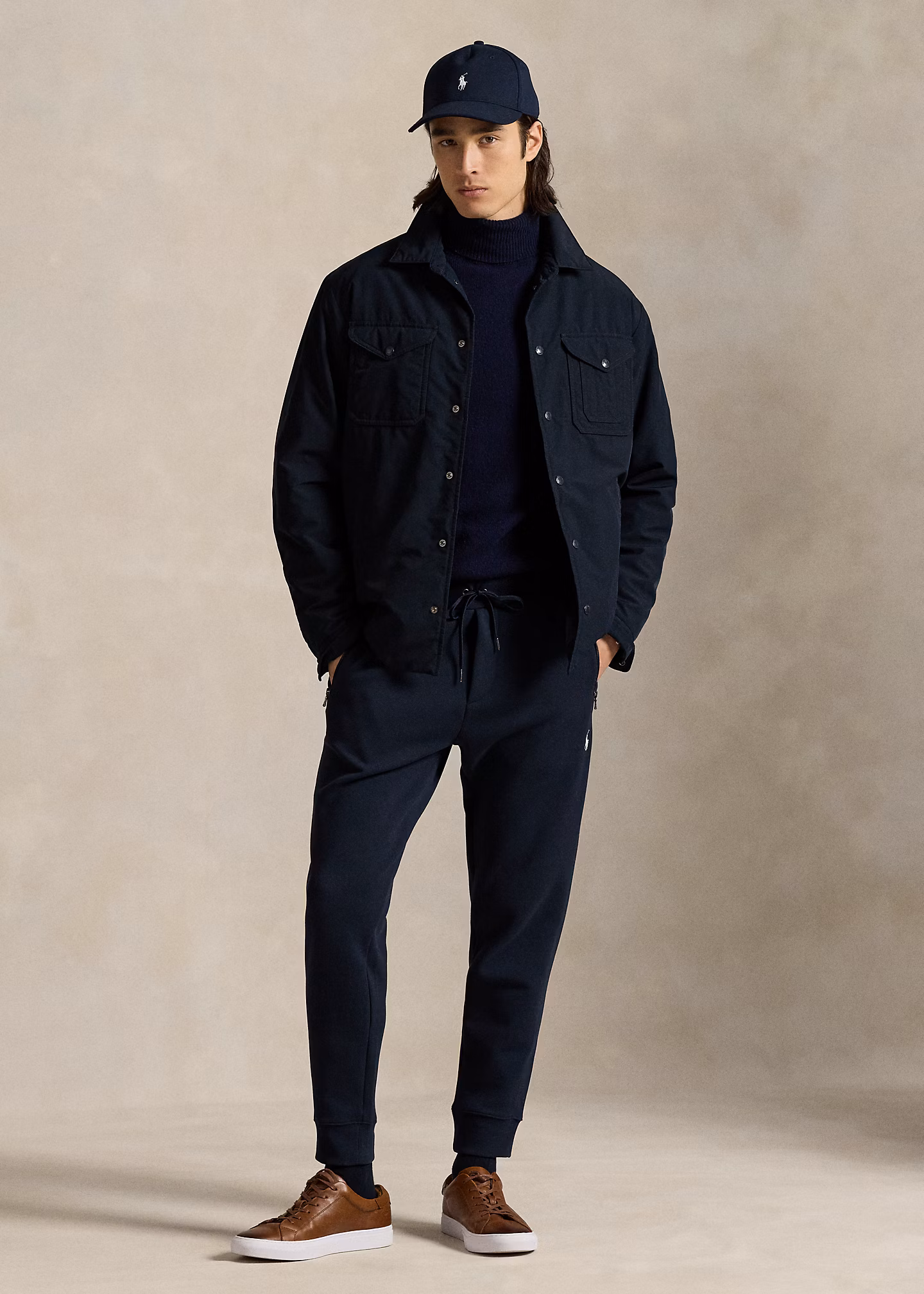 Doppellagige Piqué-Jogginghose - RALPH LAUREN OUTLET