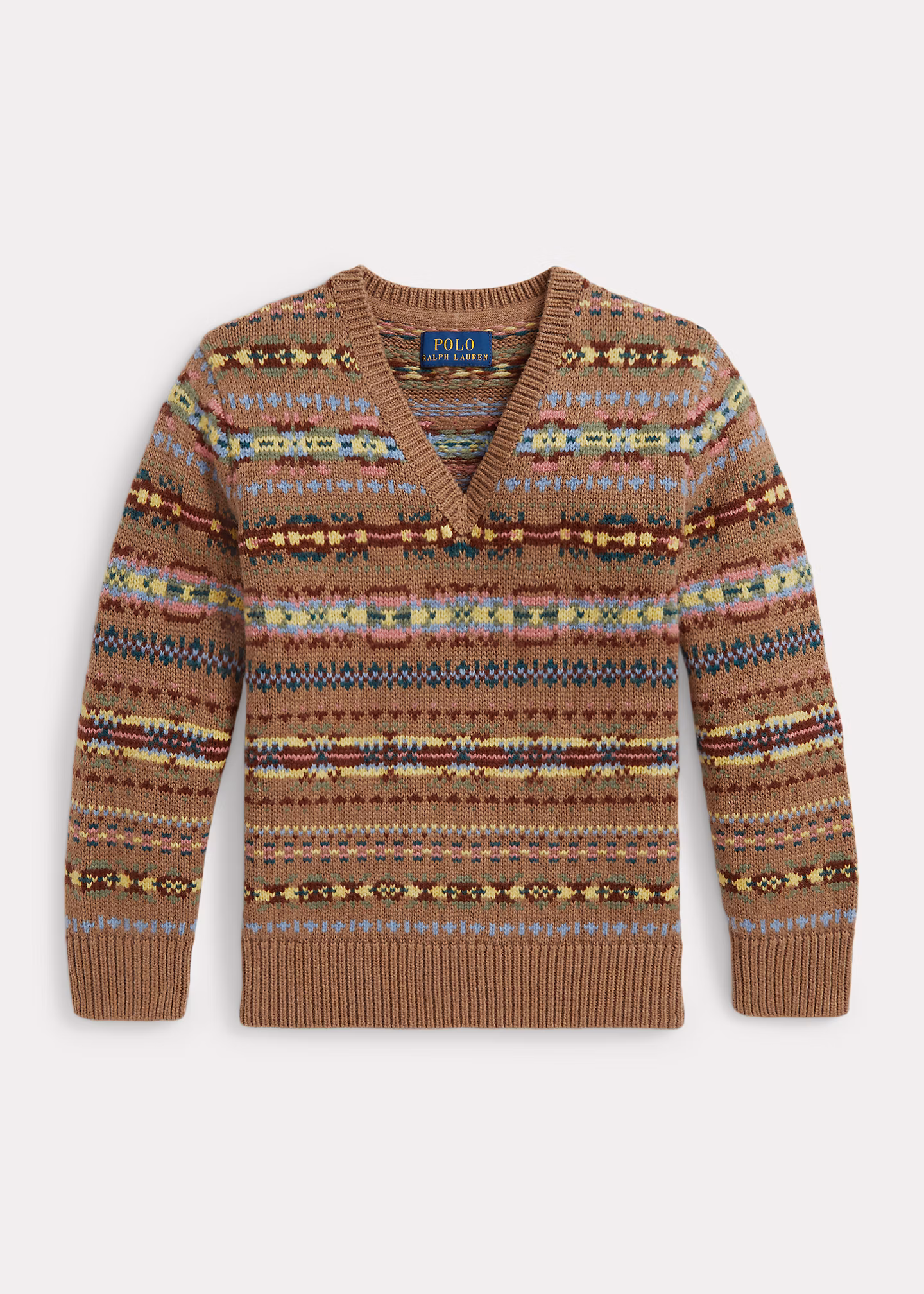 Fair-Isle-Pullover mit V-Ausschnitt - RALPH LAUREN OUTLET