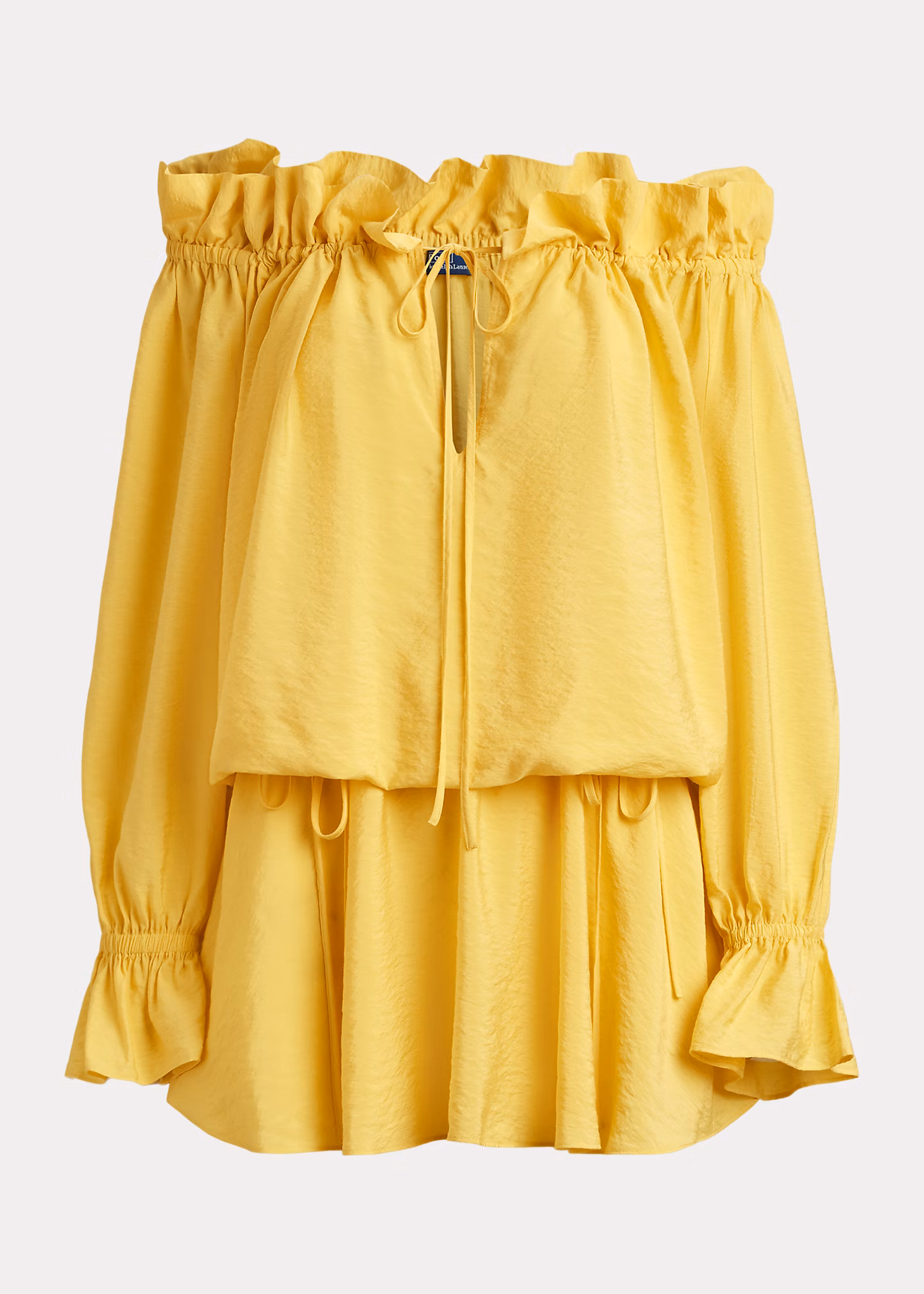 Schulterfreies Crêpe-Kleid - RALPH LAUREN OUTLET