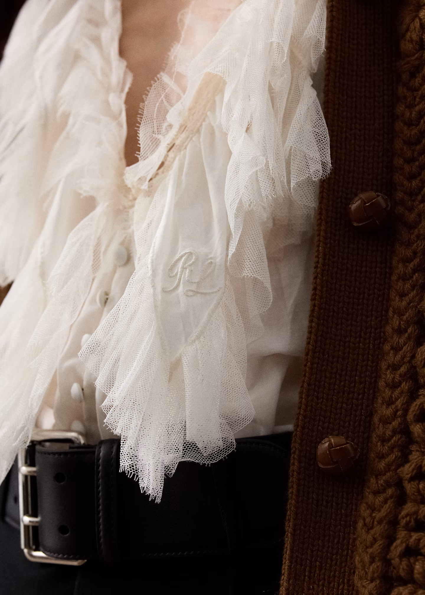 Bluse Kensley aus Baumwoll-Seiden-Voile - RALPH LAUREN OUTLET