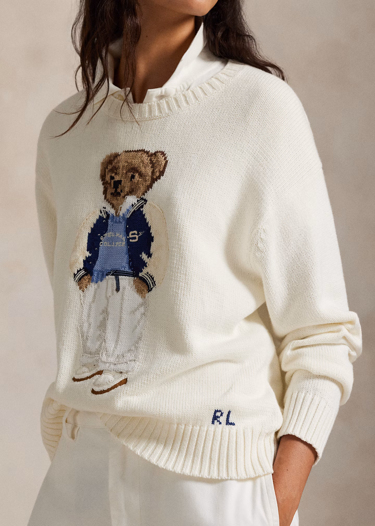 Der Polo-Bear-Pullover Spelman College - RALPH LAUREN OUTLET