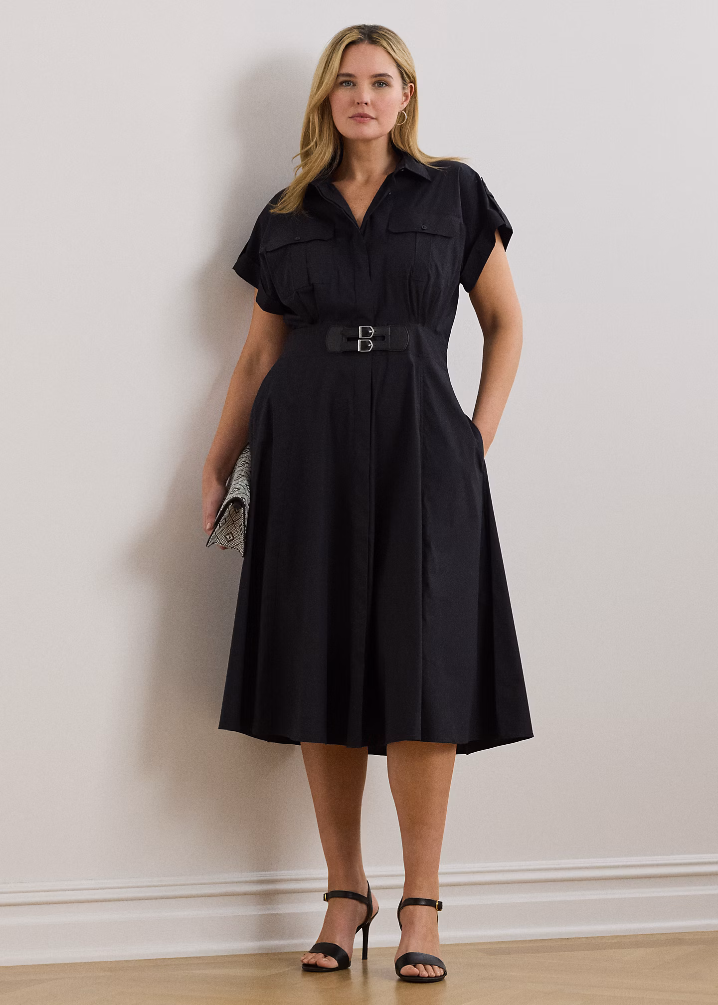 Hemdkleid mit Schnallendetail - RALPH LAUREN OUTLET