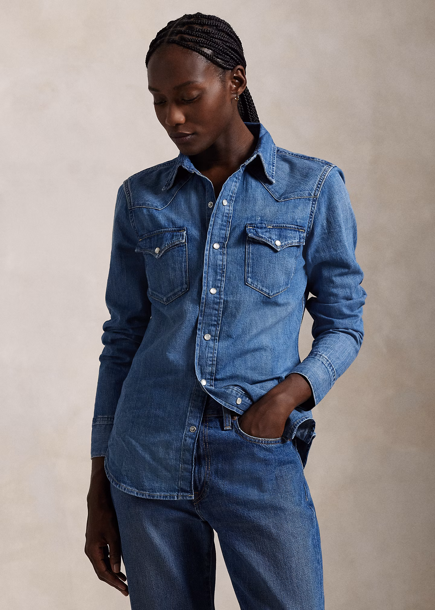 Denim-Westernhemd - RALPH LAUREN OUTLET