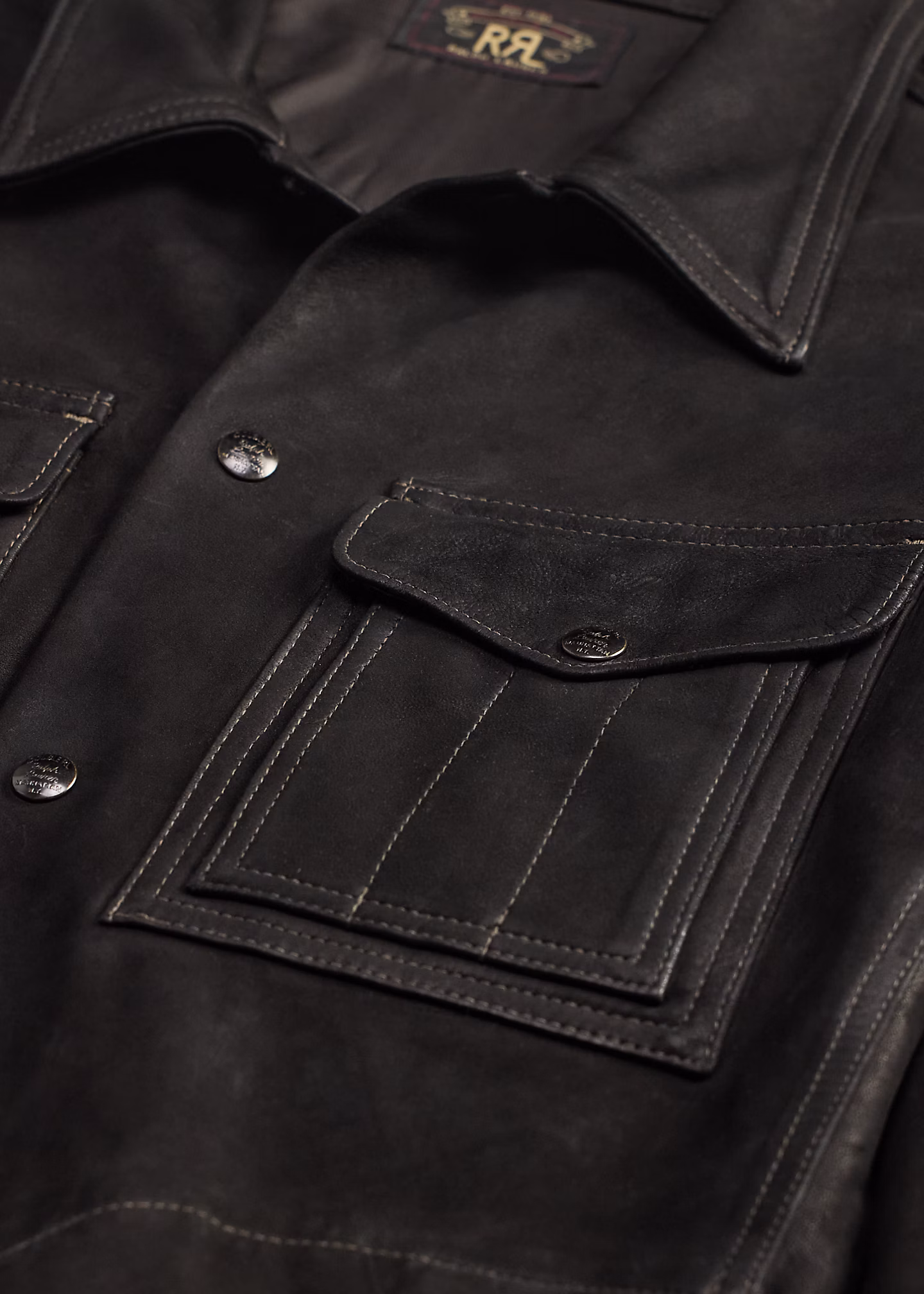 Arbeitshemd aus Wildleder - RALPH LAUREN OUTLET