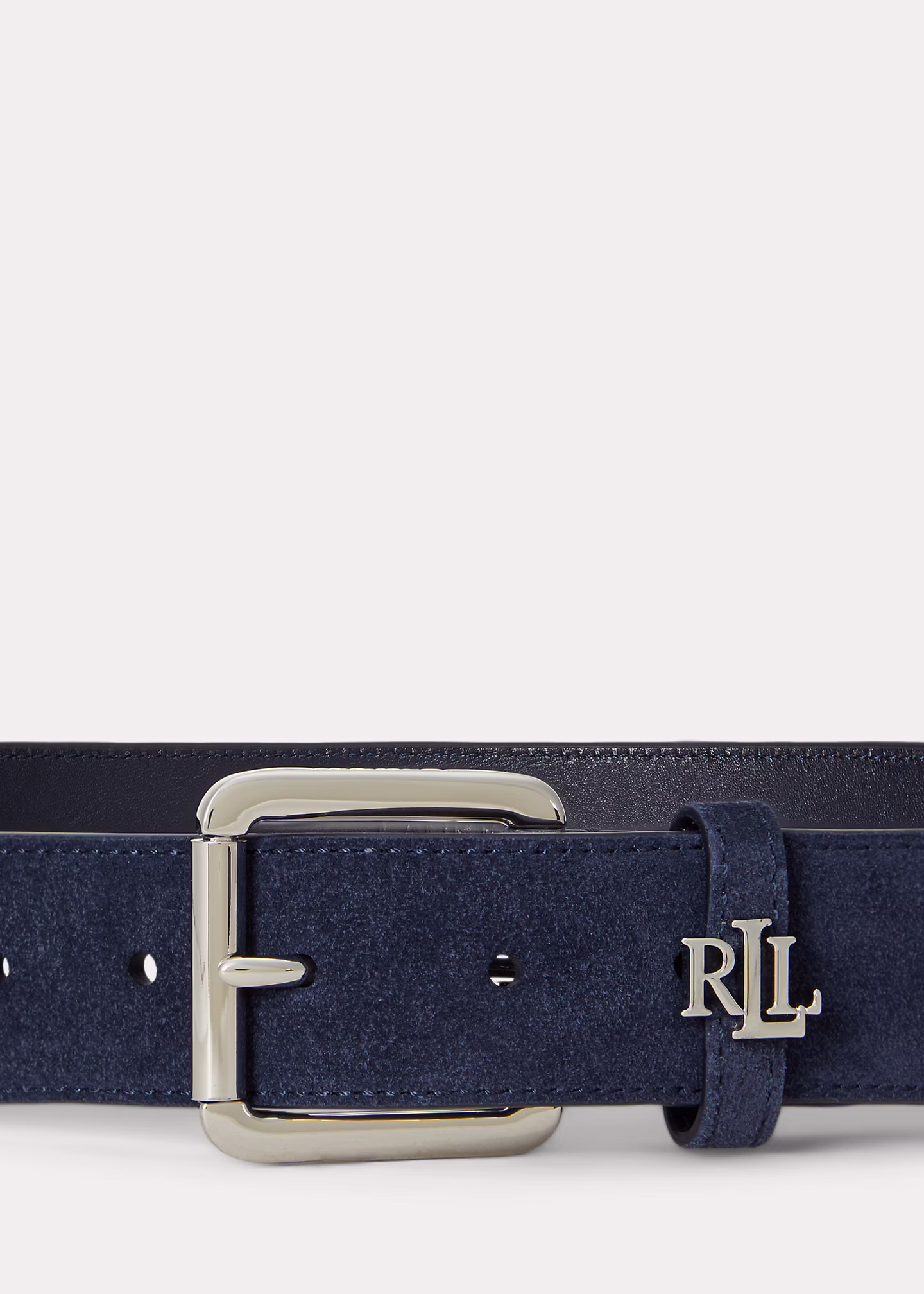 Wildledergürtel mit Logoschlaufe - RALPH LAUREN OUTLET