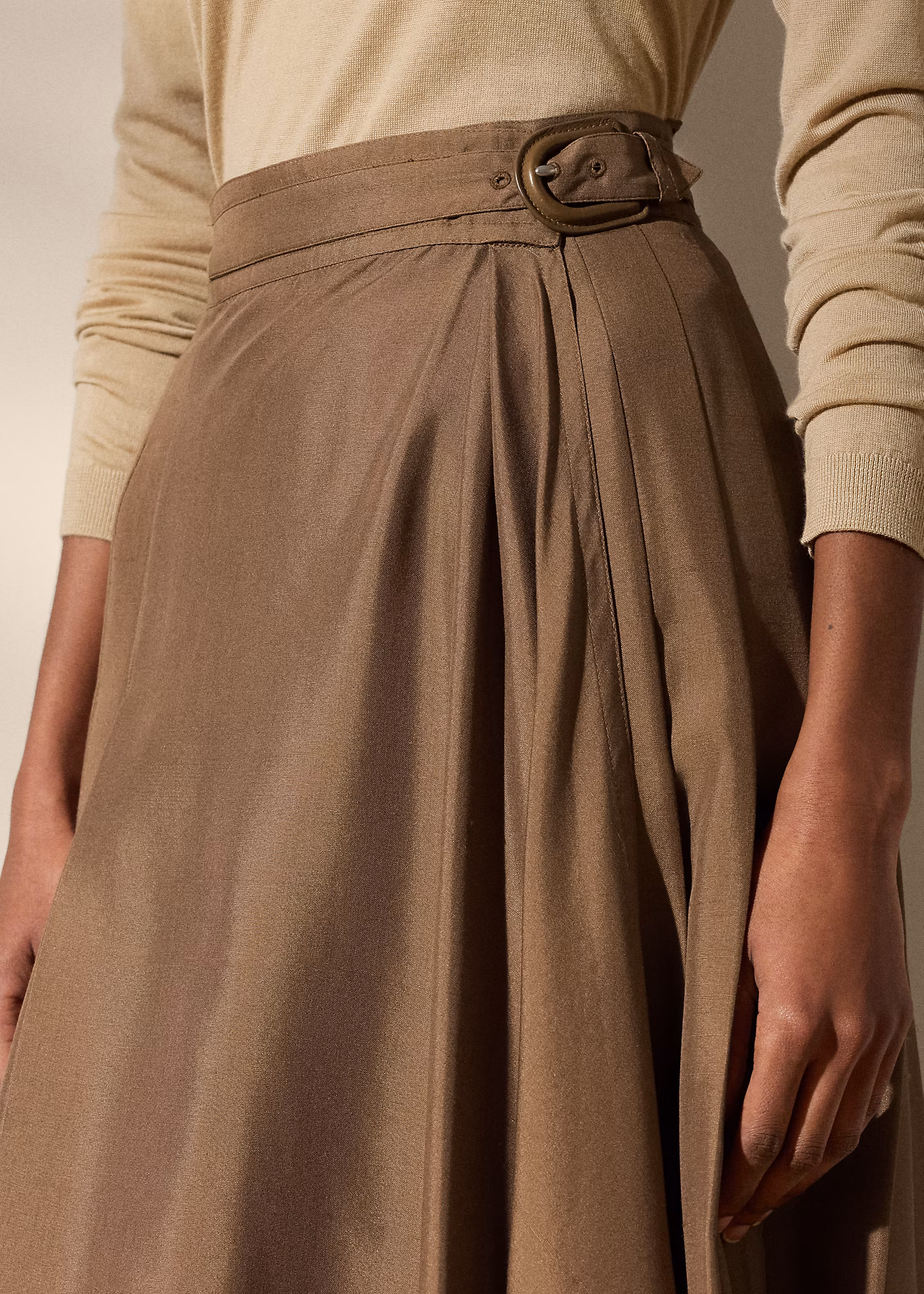 Faltenrock Vivianne aus Shantungseide - RALPH LAUREN OUTLET