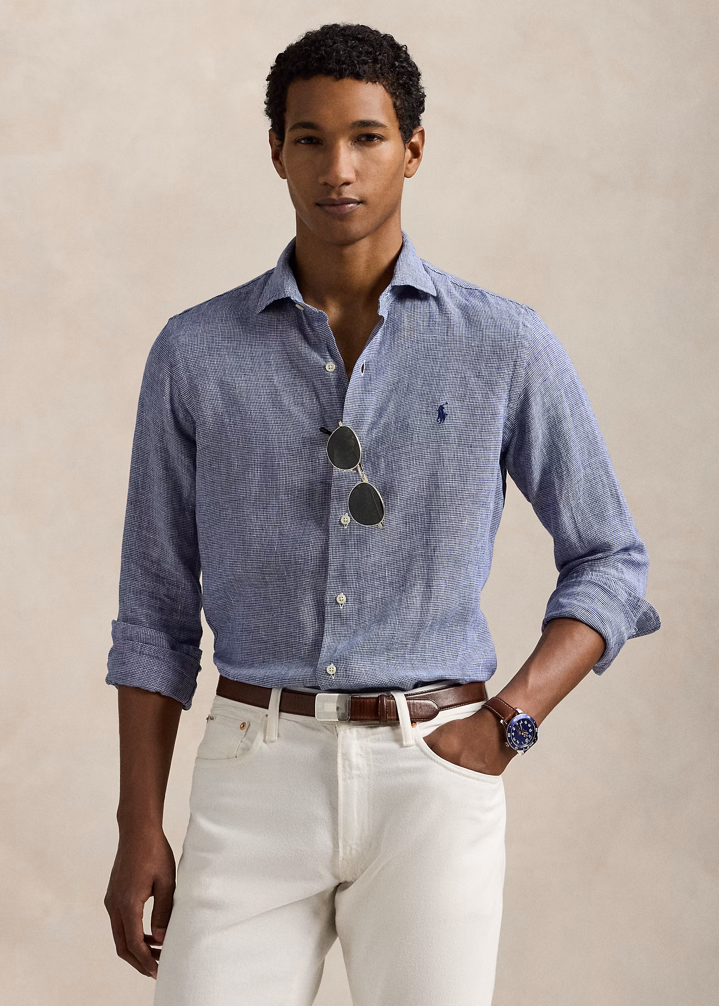 Custom-Fit Leinenhemd - RALPH LAUREN OUTLET