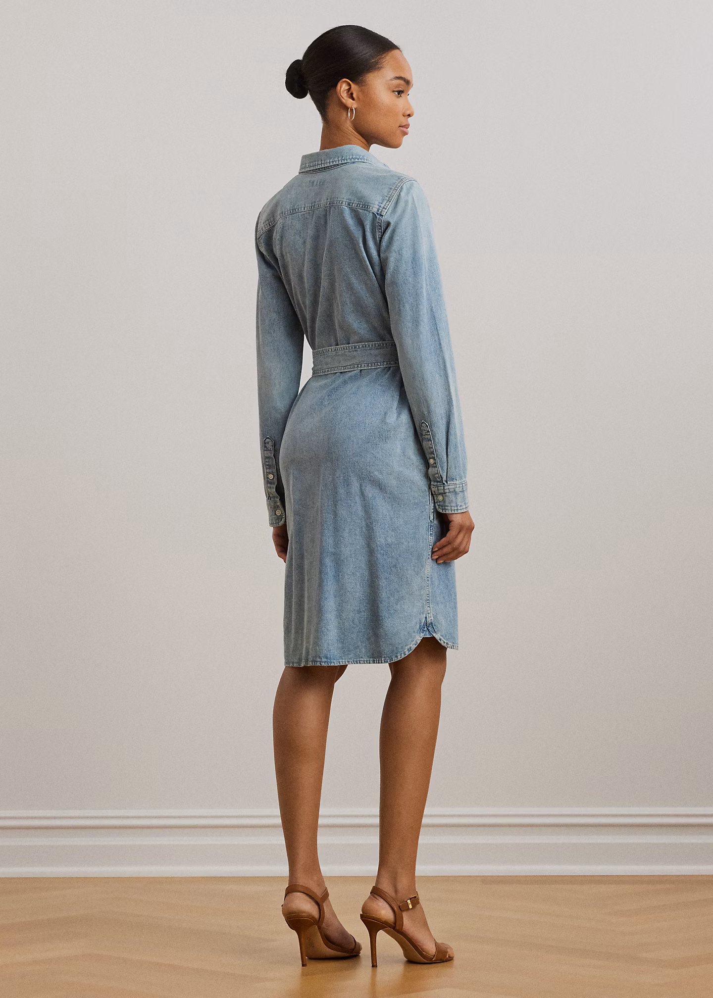 Denim-Hemdkleid mit Gürtel - RALPH LAUREN OUTLET