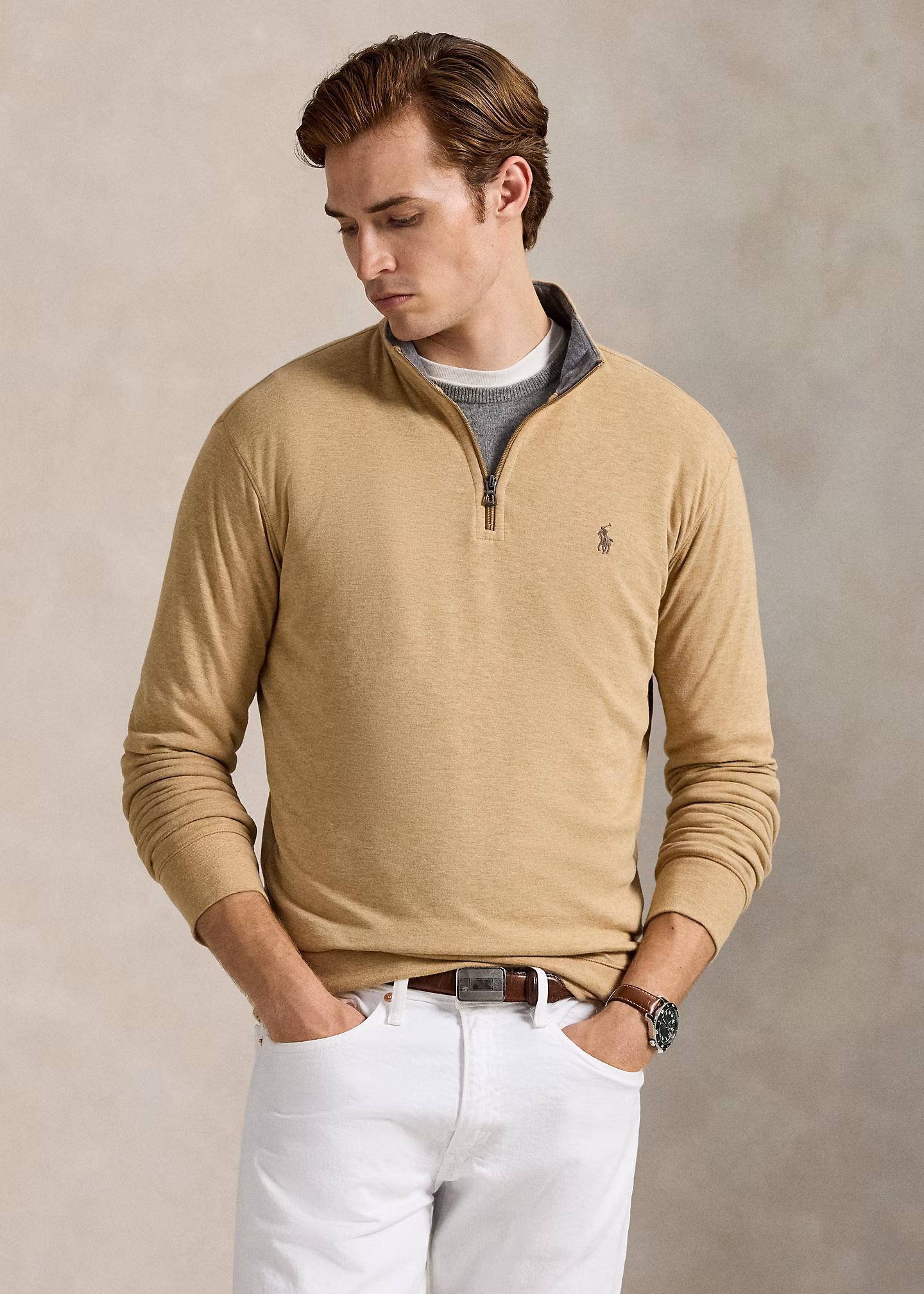 Luxuriöser Pullover aus Jersey - RALPH LAUREN OUTLET