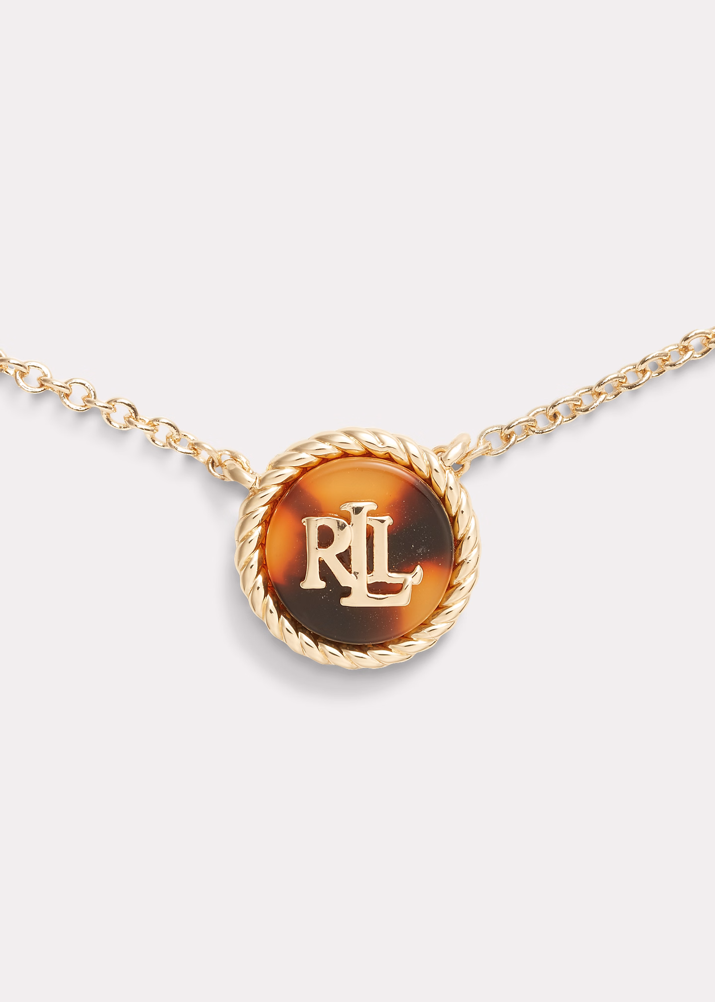 Halskette mit Schildpatt-Logoanhänger - RALPH LAUREN OUTLET