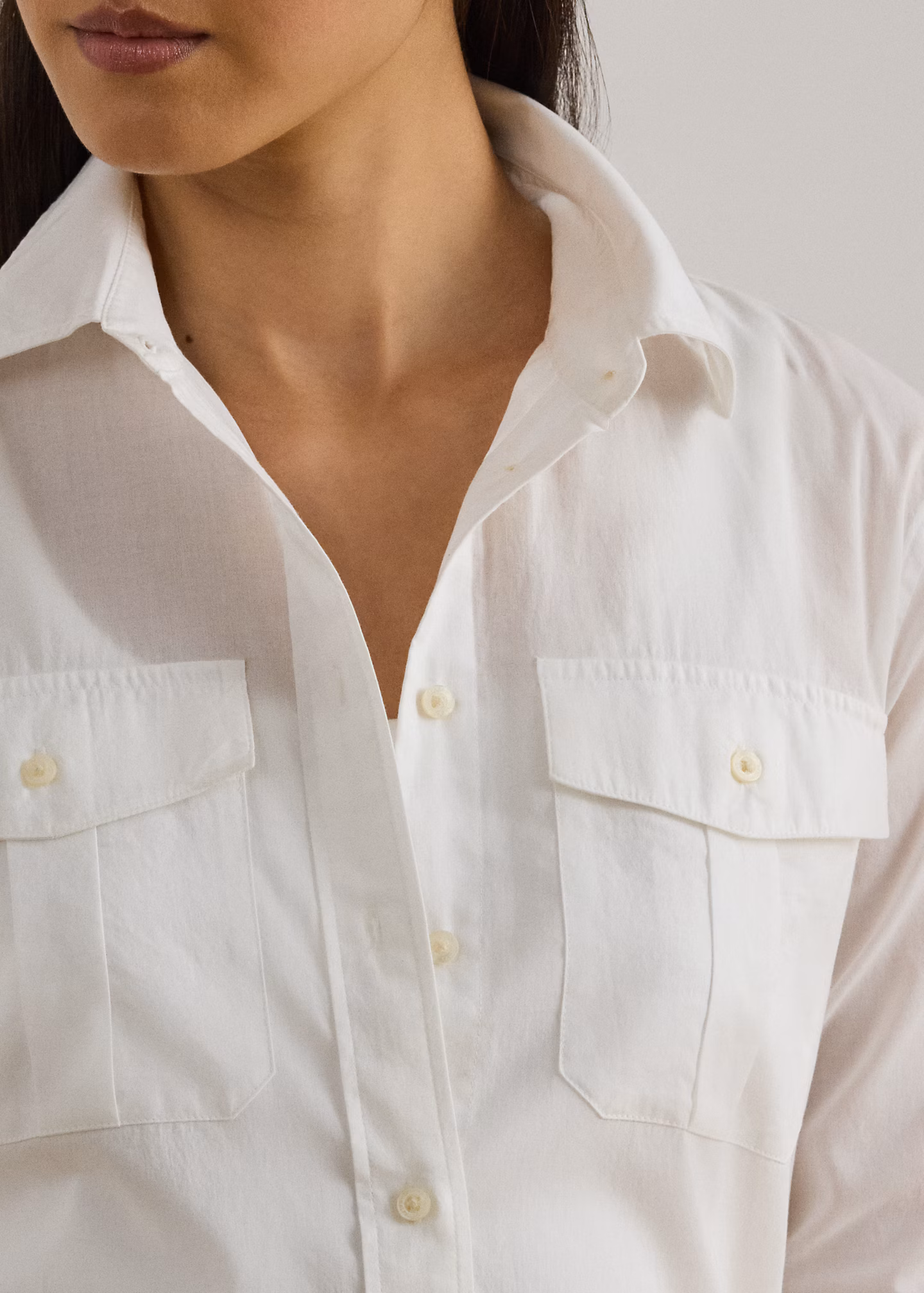 Classic-Fit Hemd aus Baumwollvoile - RALPH LAUREN OUTLET