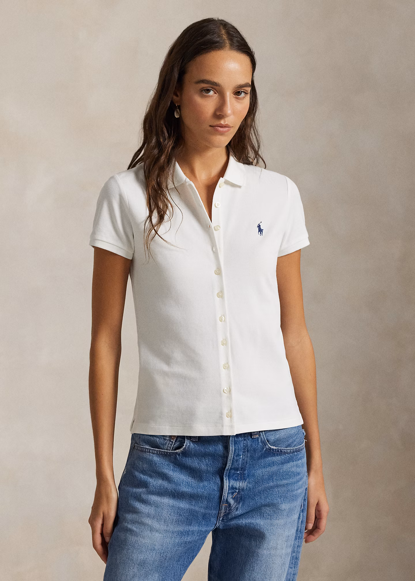 Poloshirt mit Knopfleiste - RALPH LAUREN OUTLET