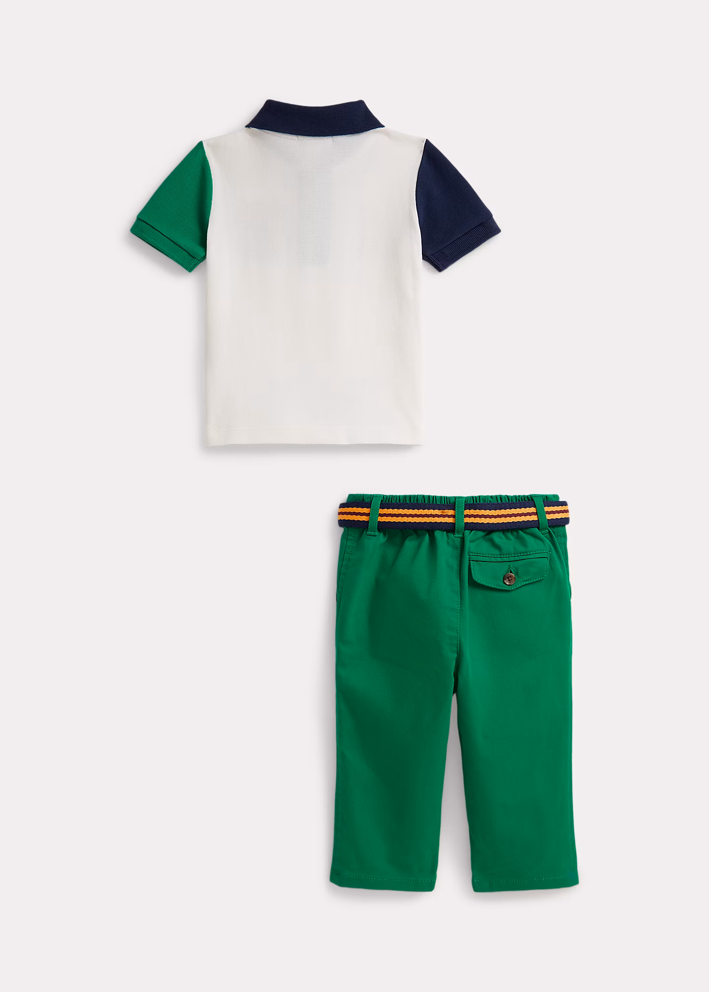 Set aus Mesh-Poloshirt & Twillhose - RALPH LAUREN OUTLET