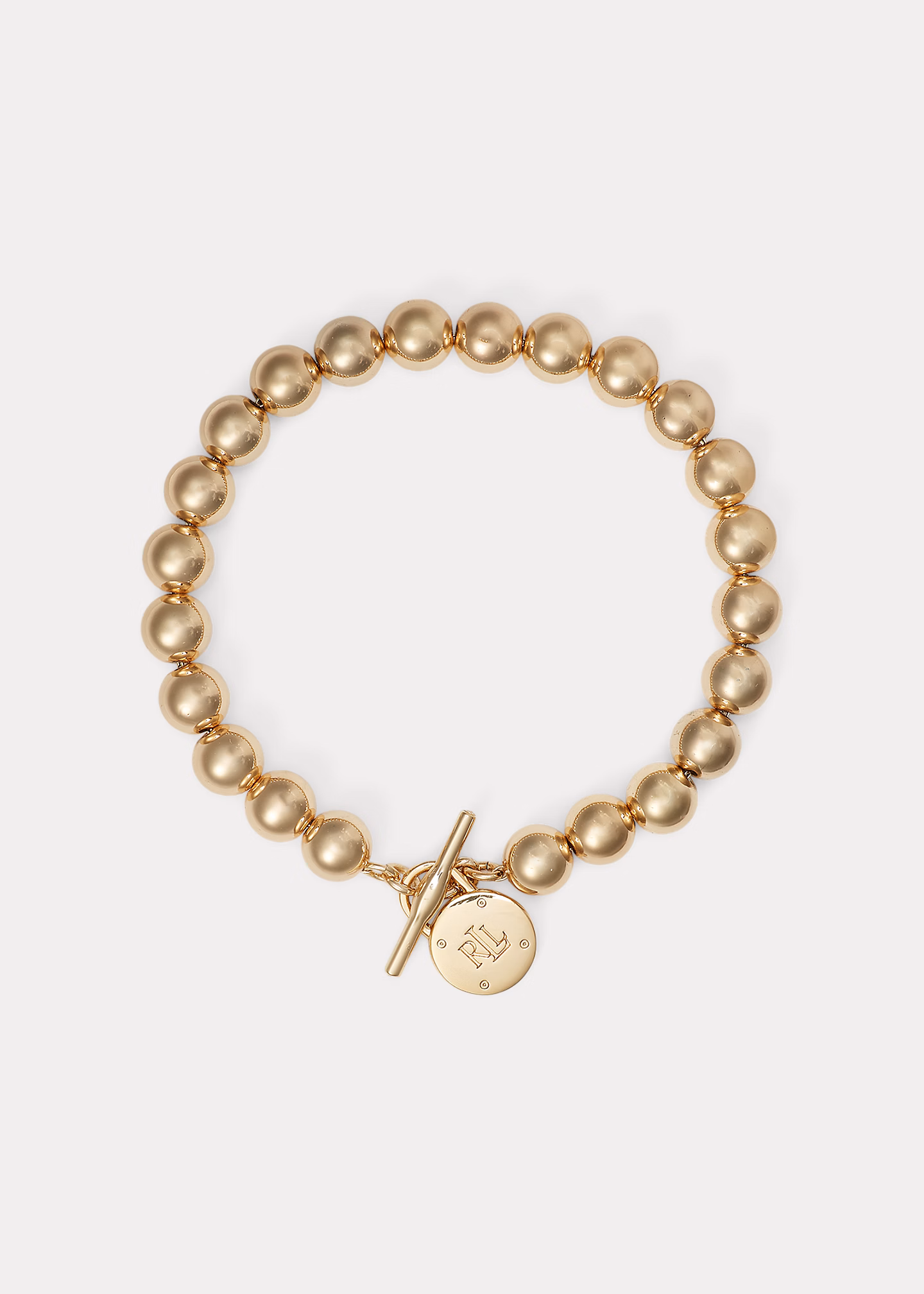 Goldfarbenes Perlenarmband mit Knebel - RALPH LAUREN OUTLET