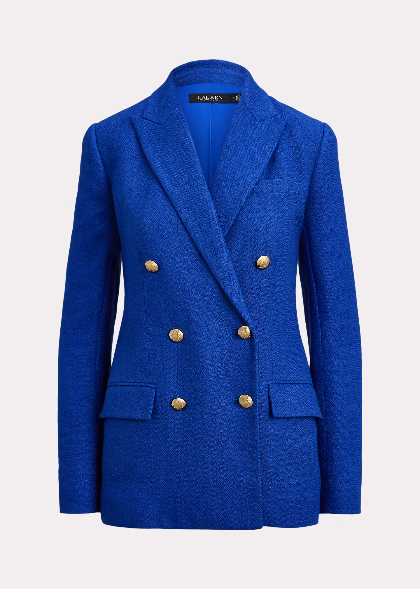 Zweireihiger Leinen-Baumwoll-Blazer - RALPH LAUREN OUTLET