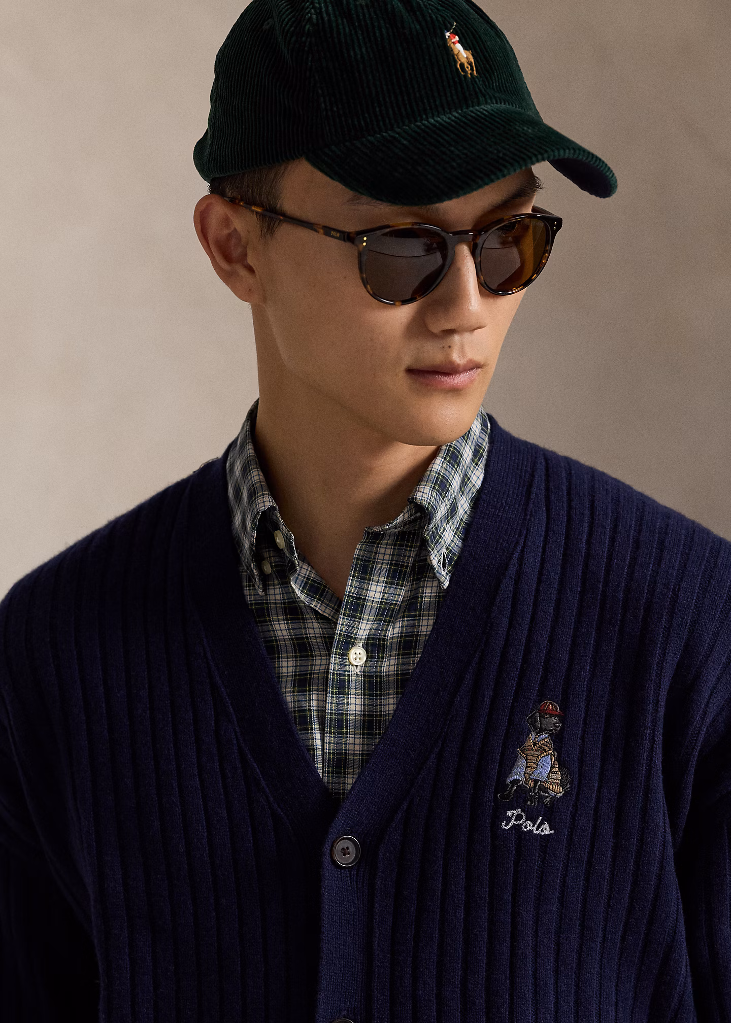 Big-Fit Wollstrickjacke mit Stickerei - RALPH LAUREN OUTLET