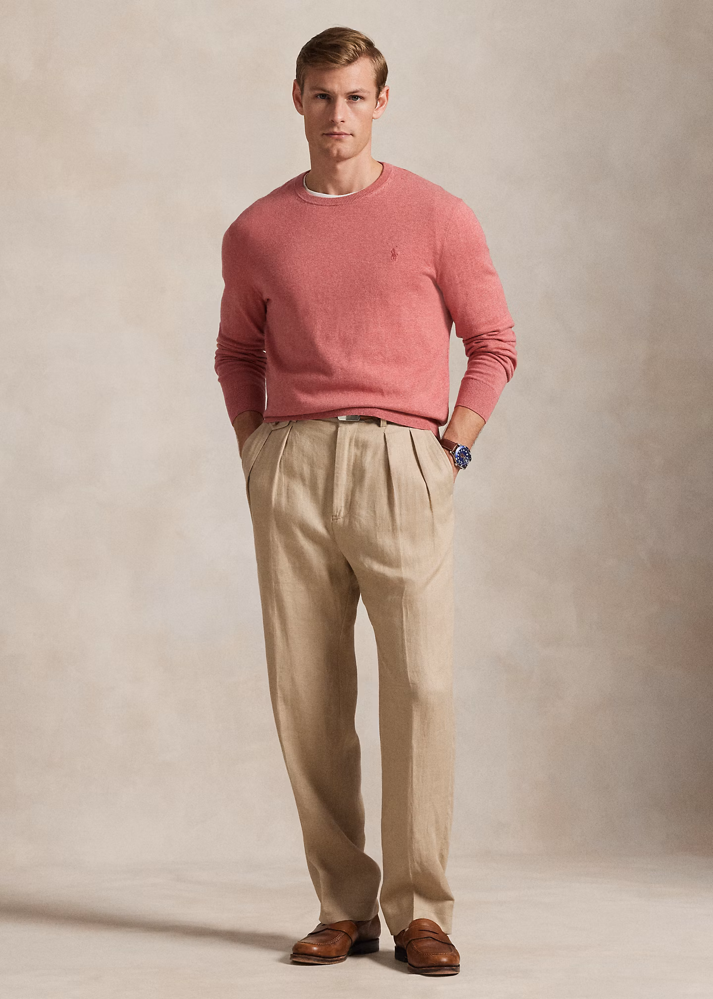 Baumwoll-Kaschmir-Rundhalspullover - RALPH LAUREN OUTLET