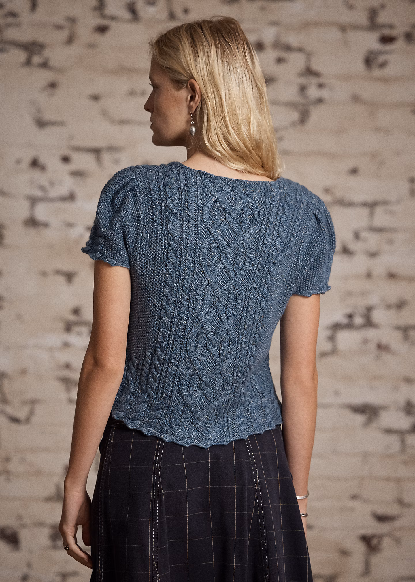 Zopfmuster-Oberteil aus Leinenmischung - RALPH LAUREN OUTLET