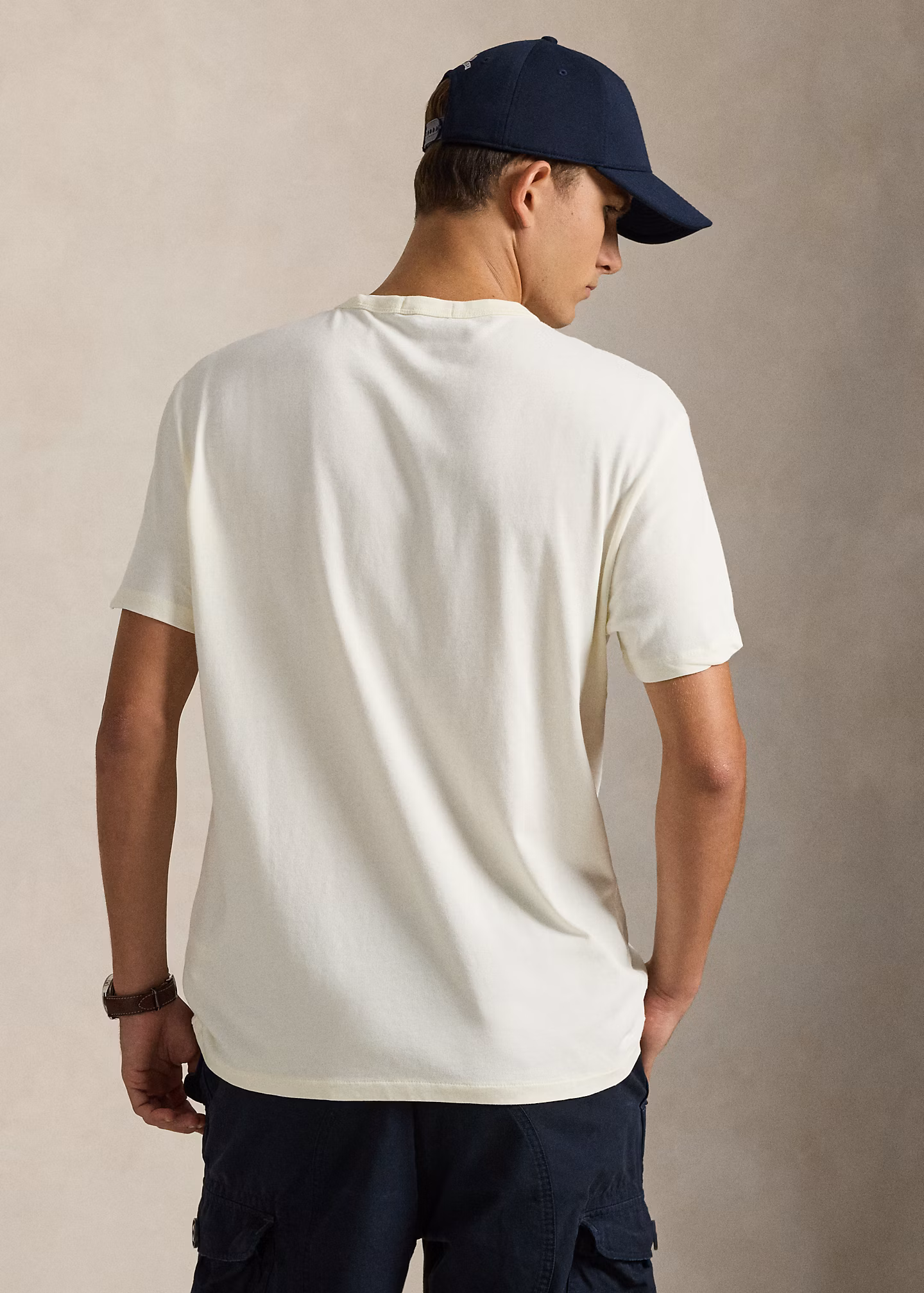 Classic-Fit Rundhals-T-Shirt aus Jersey - RALPH LAUREN OUTLET