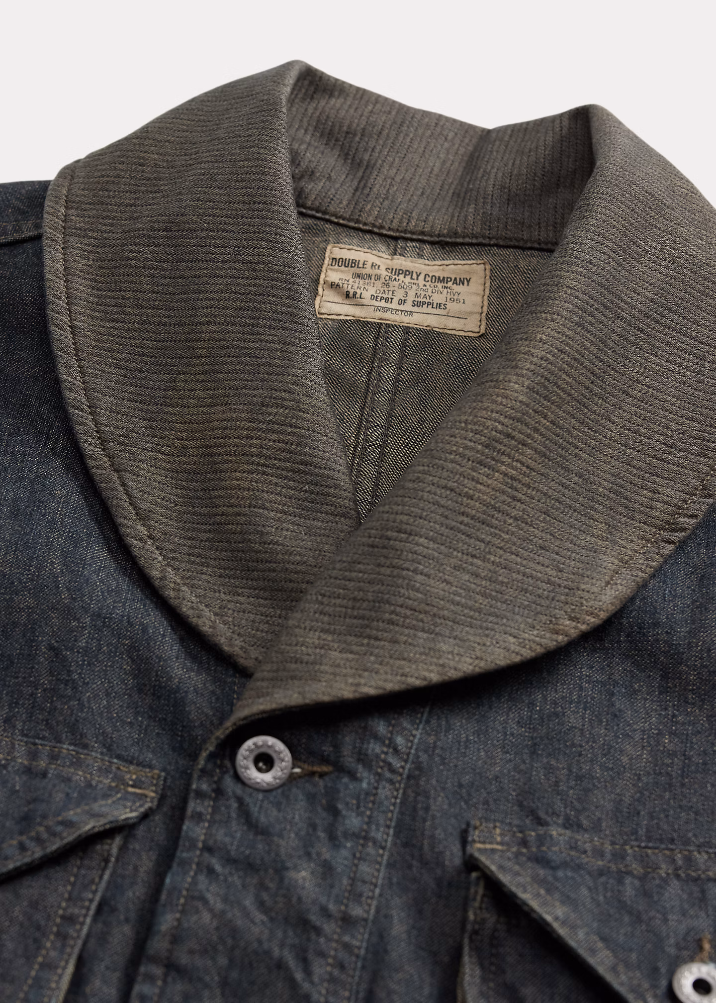 Feldjacke aus Baumwoll-Leinen-Denim - RALPH LAUREN OUTLET