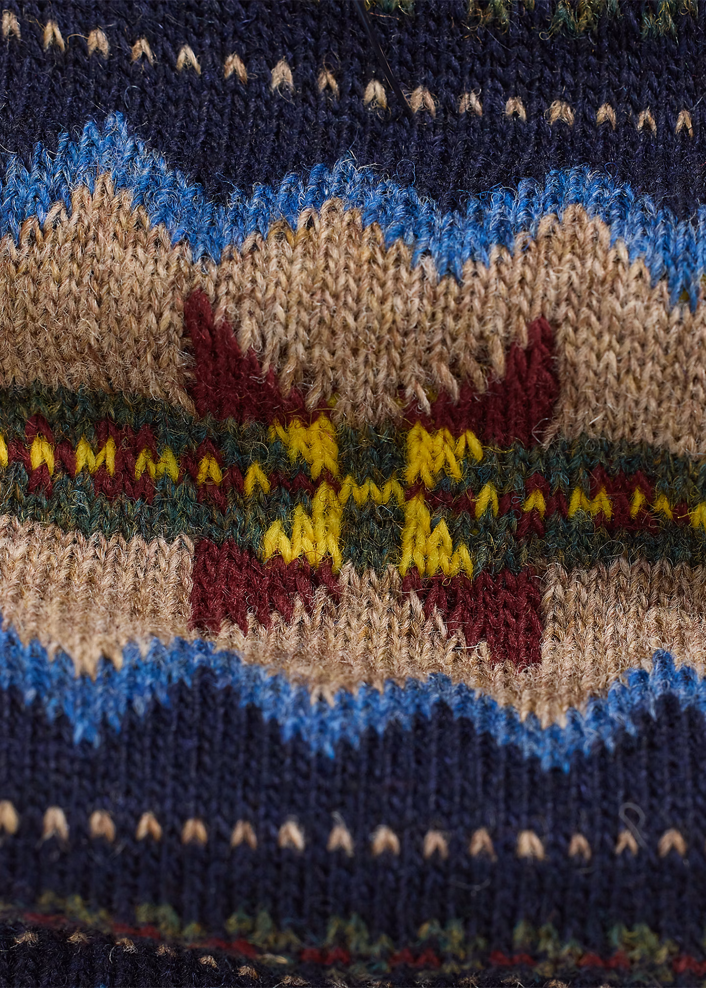 Woll-Strickkrawatte mit Fair-Isle-Muster - RALPH LAUREN OUTLET