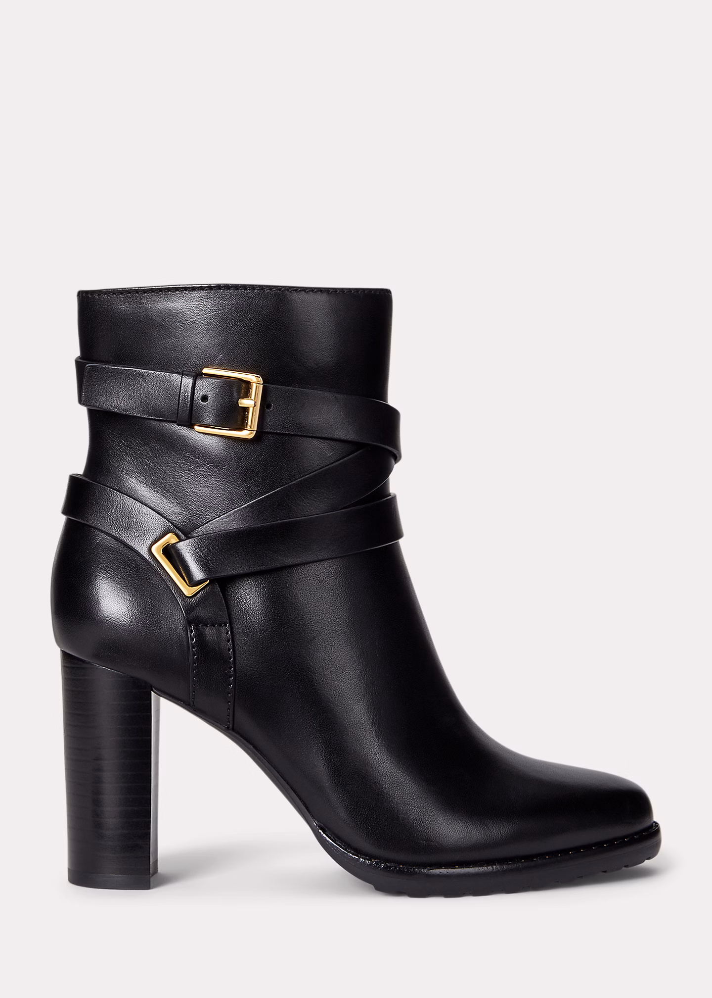 Stiefelette Collins aus poliertem Leder - RALPH LAUREN OUTLET