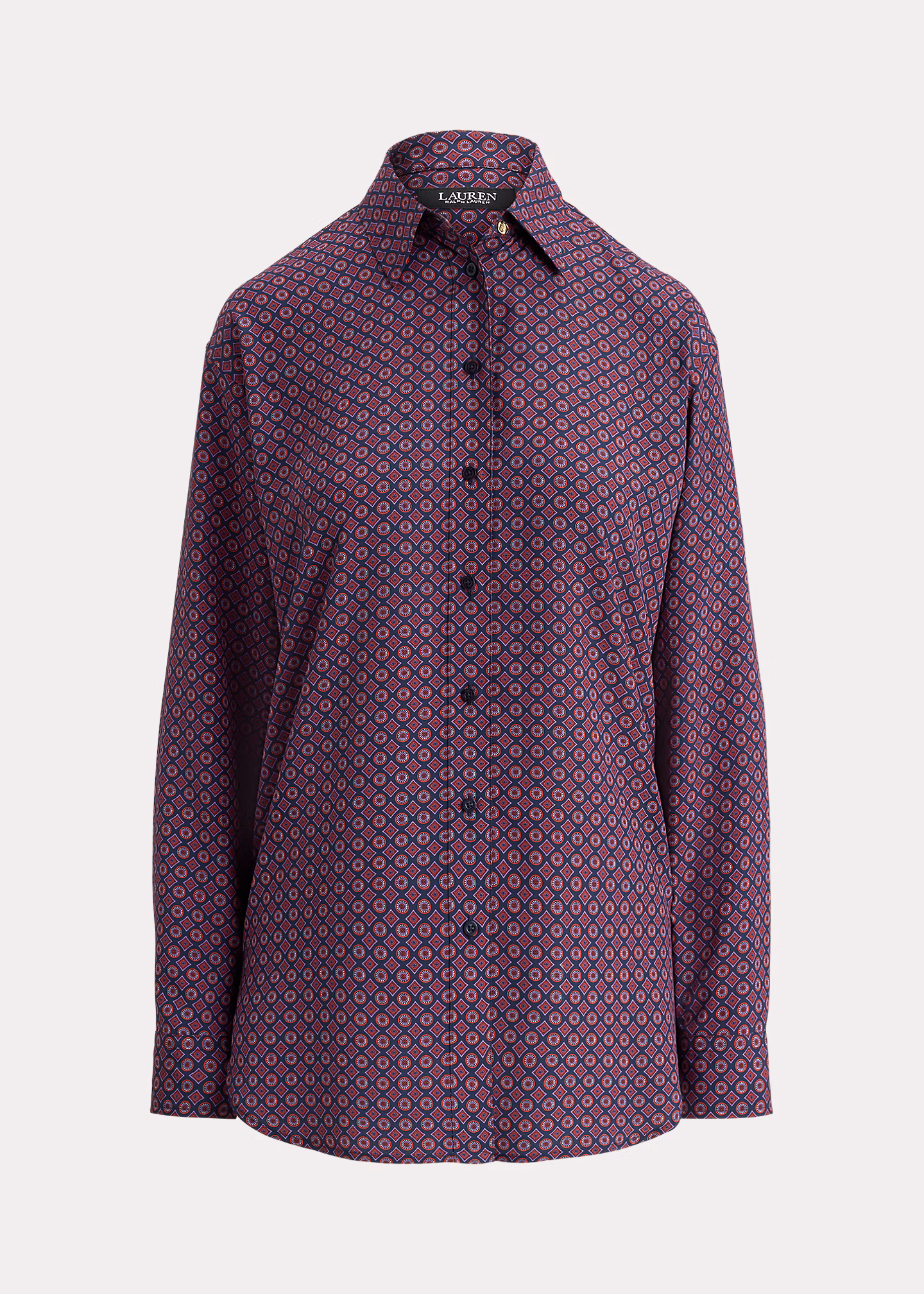 Relaxed-Fit Foulard-Hemdbluse aus Crepe - RALPH LAUREN OUTLET