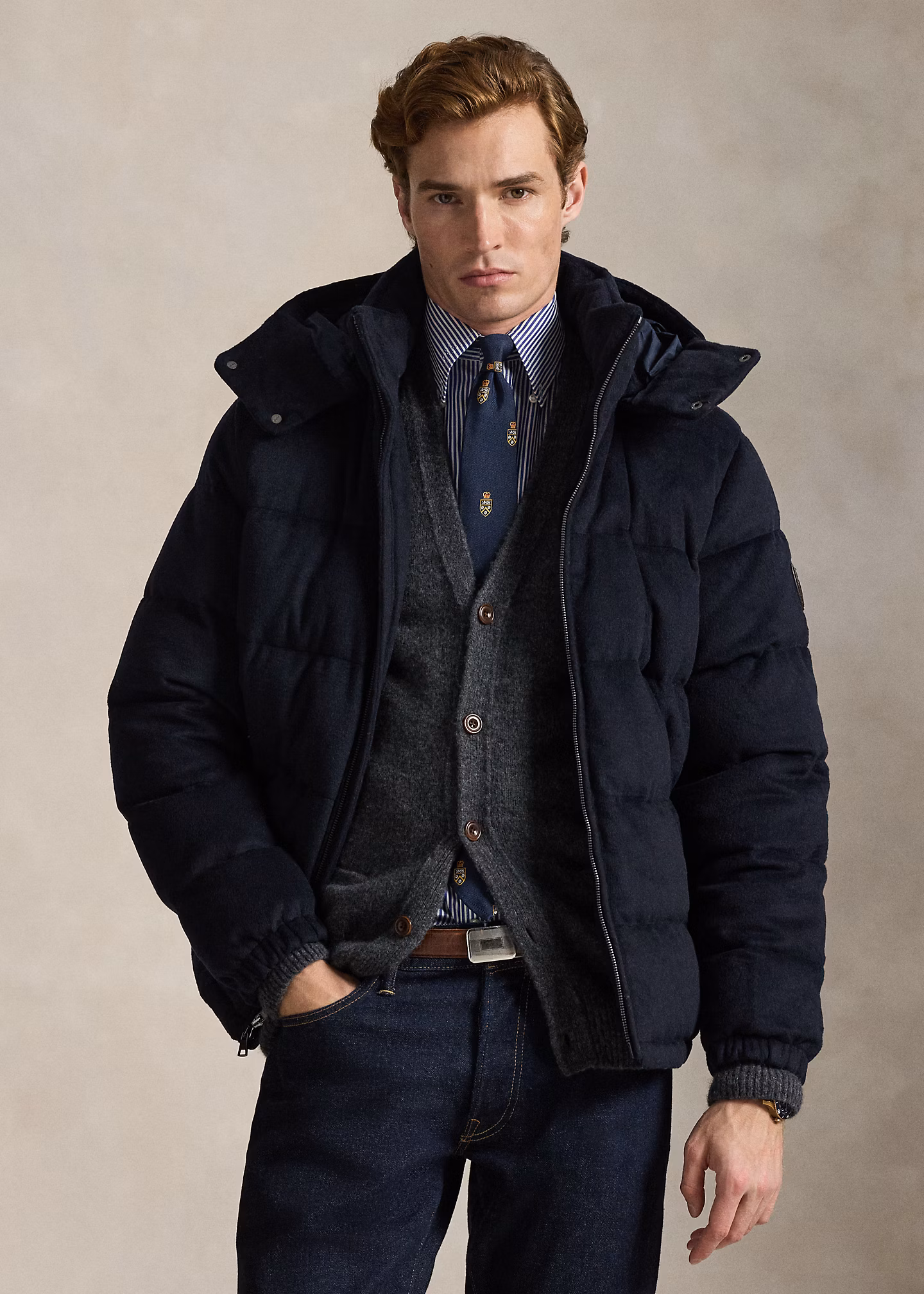 Die Daunenjacke Decker aus Melton - RALPH LAUREN OUTLET