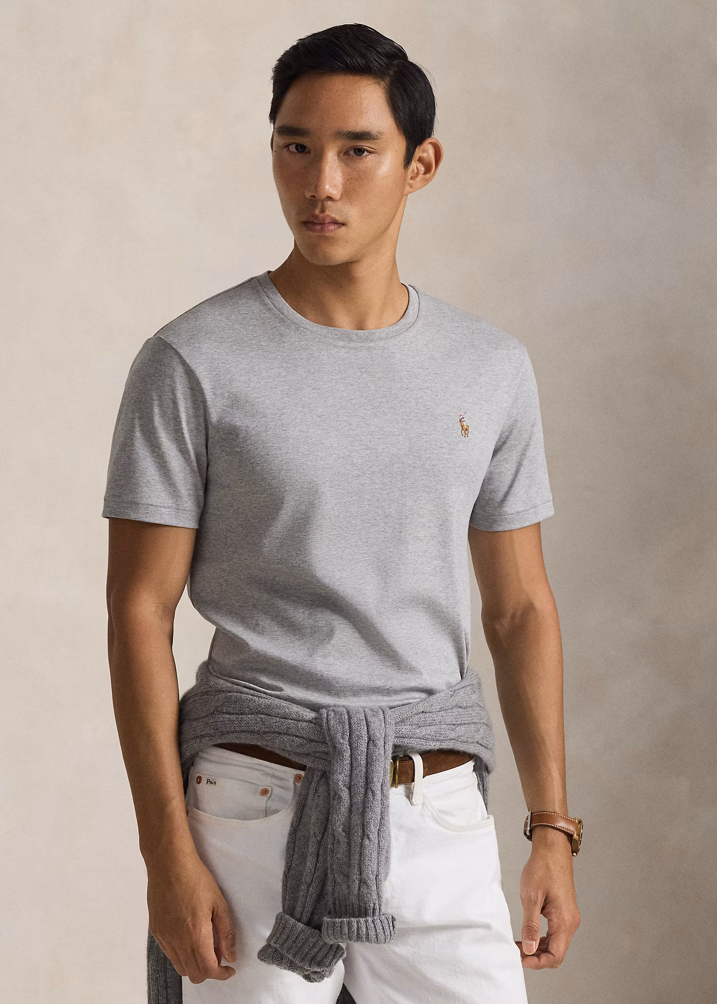 Weiches Custom-Slim-Fit T-Shirt - RALPH LAUREN OUTLET