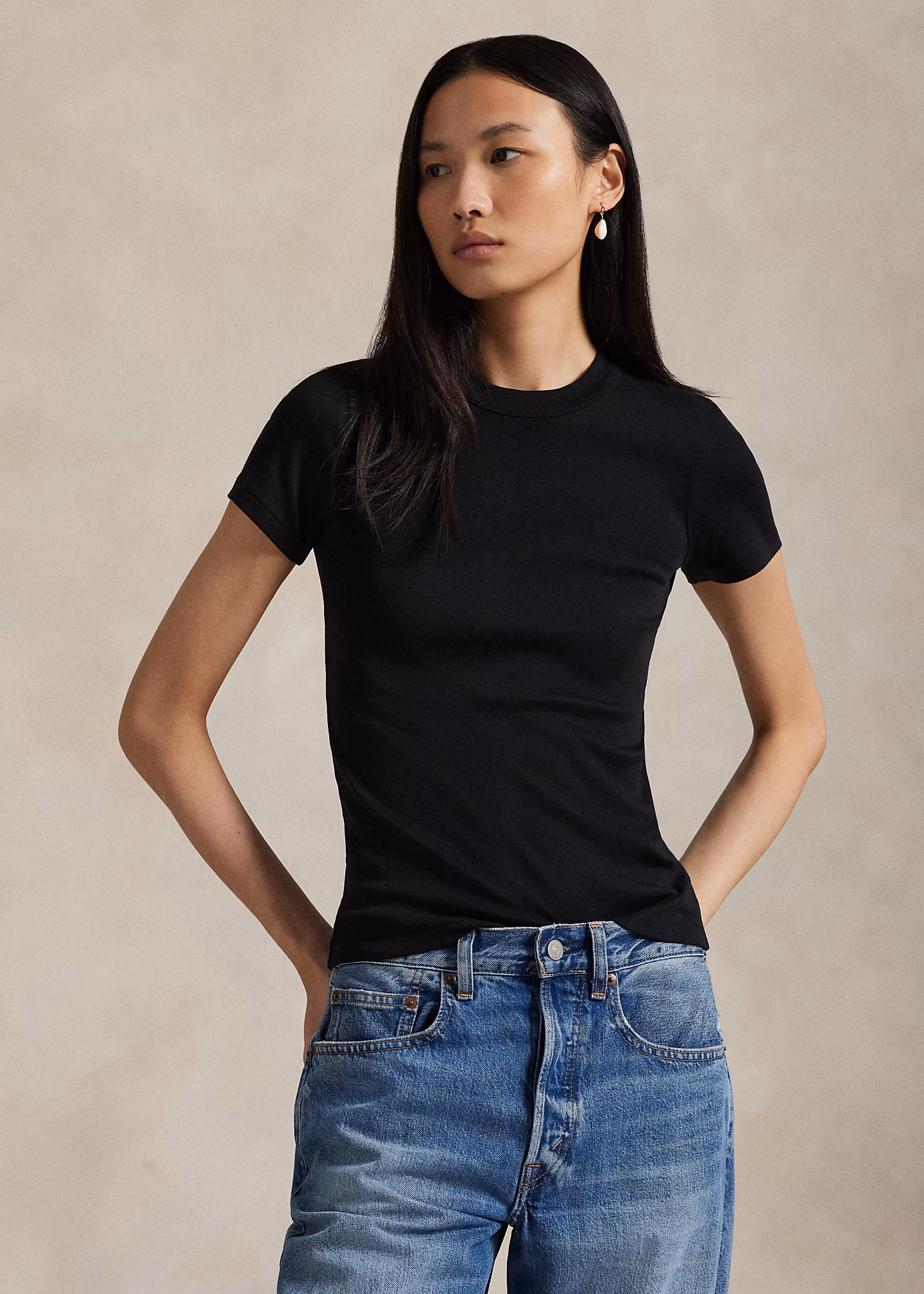 Slim-Fit Baumwoll-T-Shirt - RALPH LAUREN OUTLET