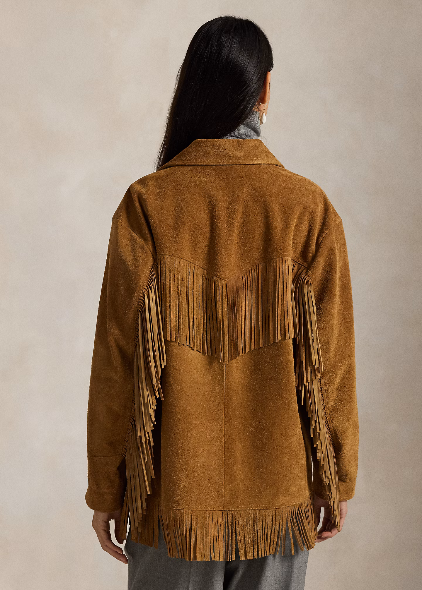 Western-Lederjacke mit Fransenbesatz - RALPH LAUREN OUTLET