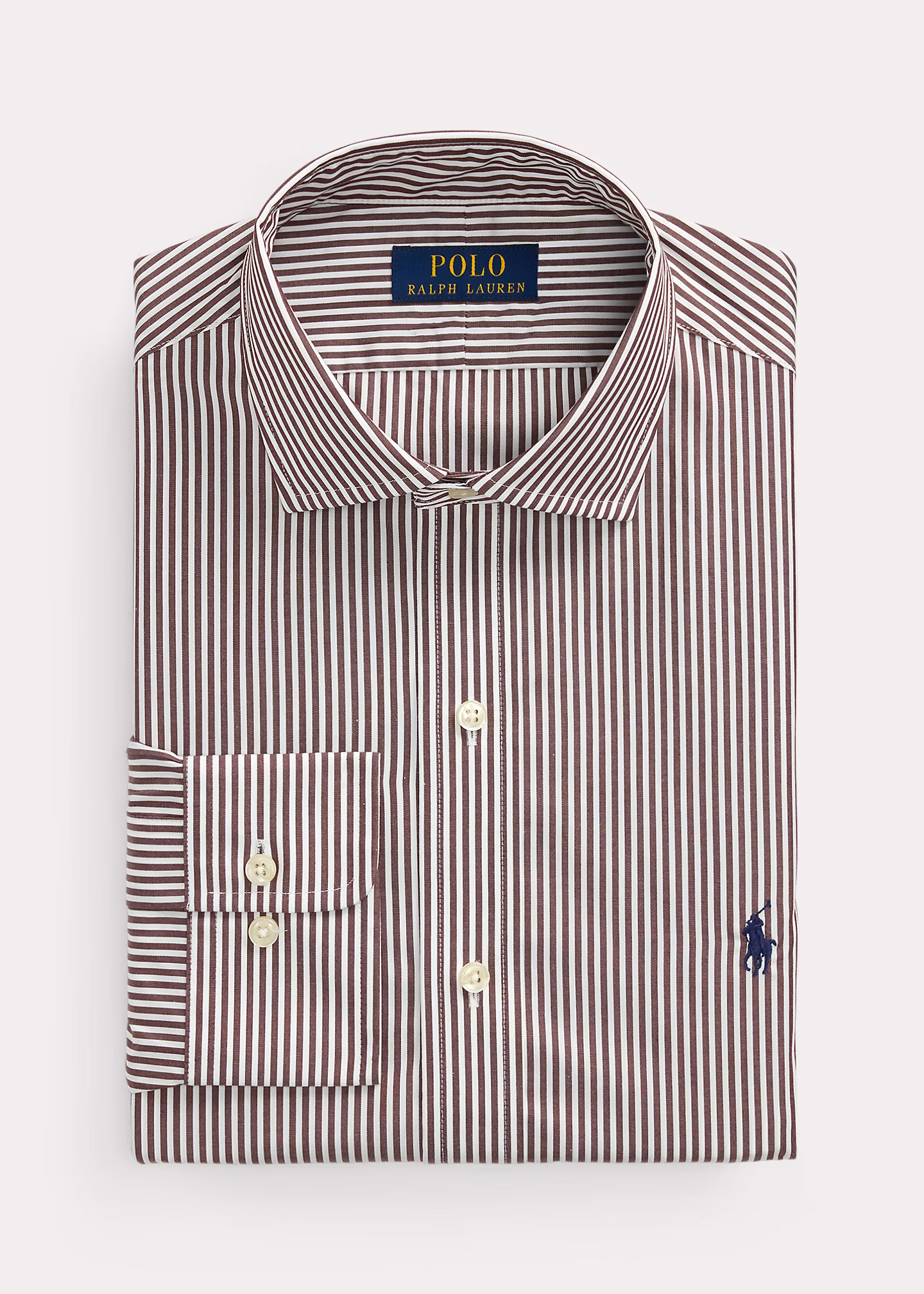 Custom-Fit Popelinehemd mit Streifen - RALPH LAUREN OUTLET