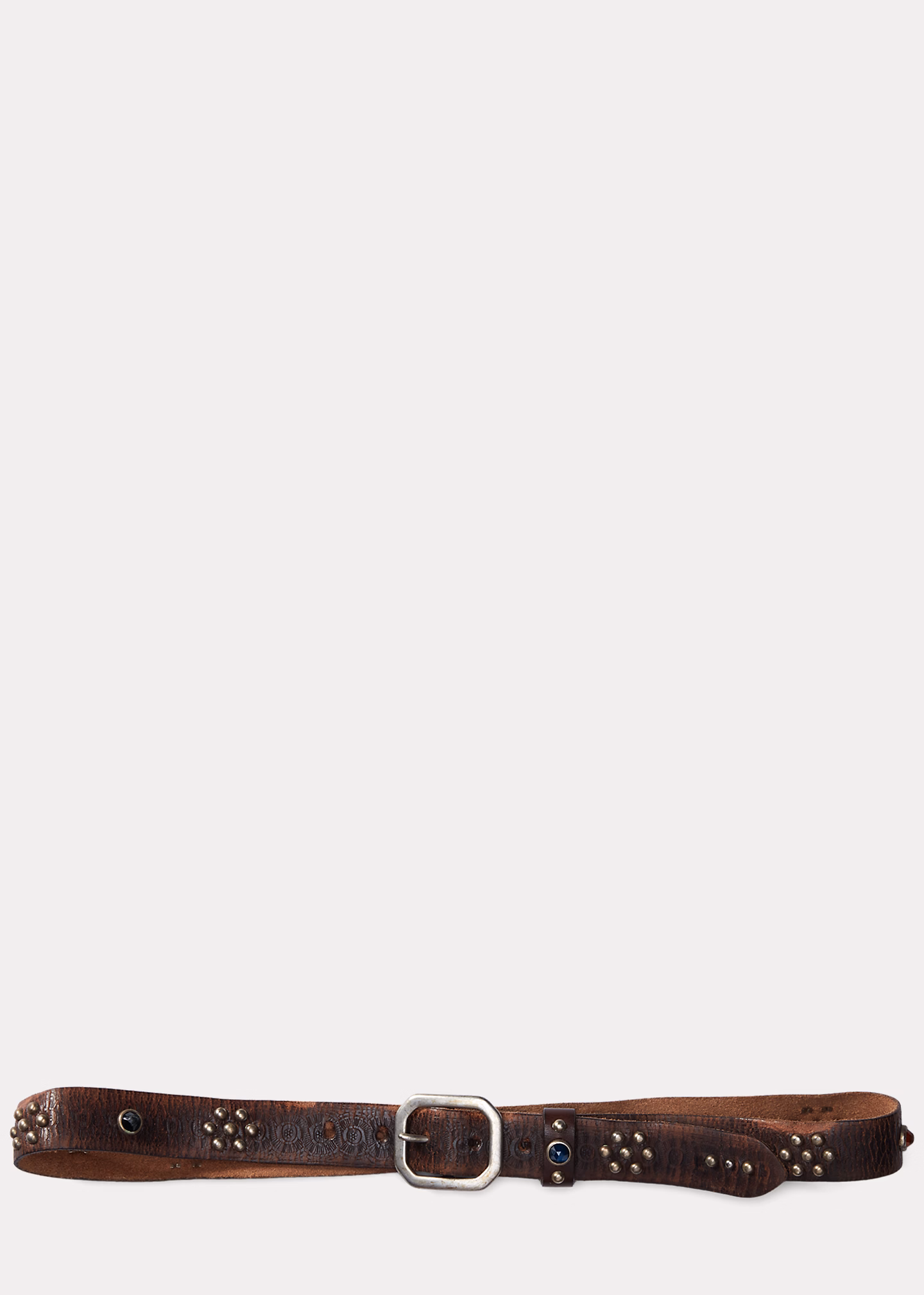 Ledergürtel mit Nieten - RALPH LAUREN OUTLET