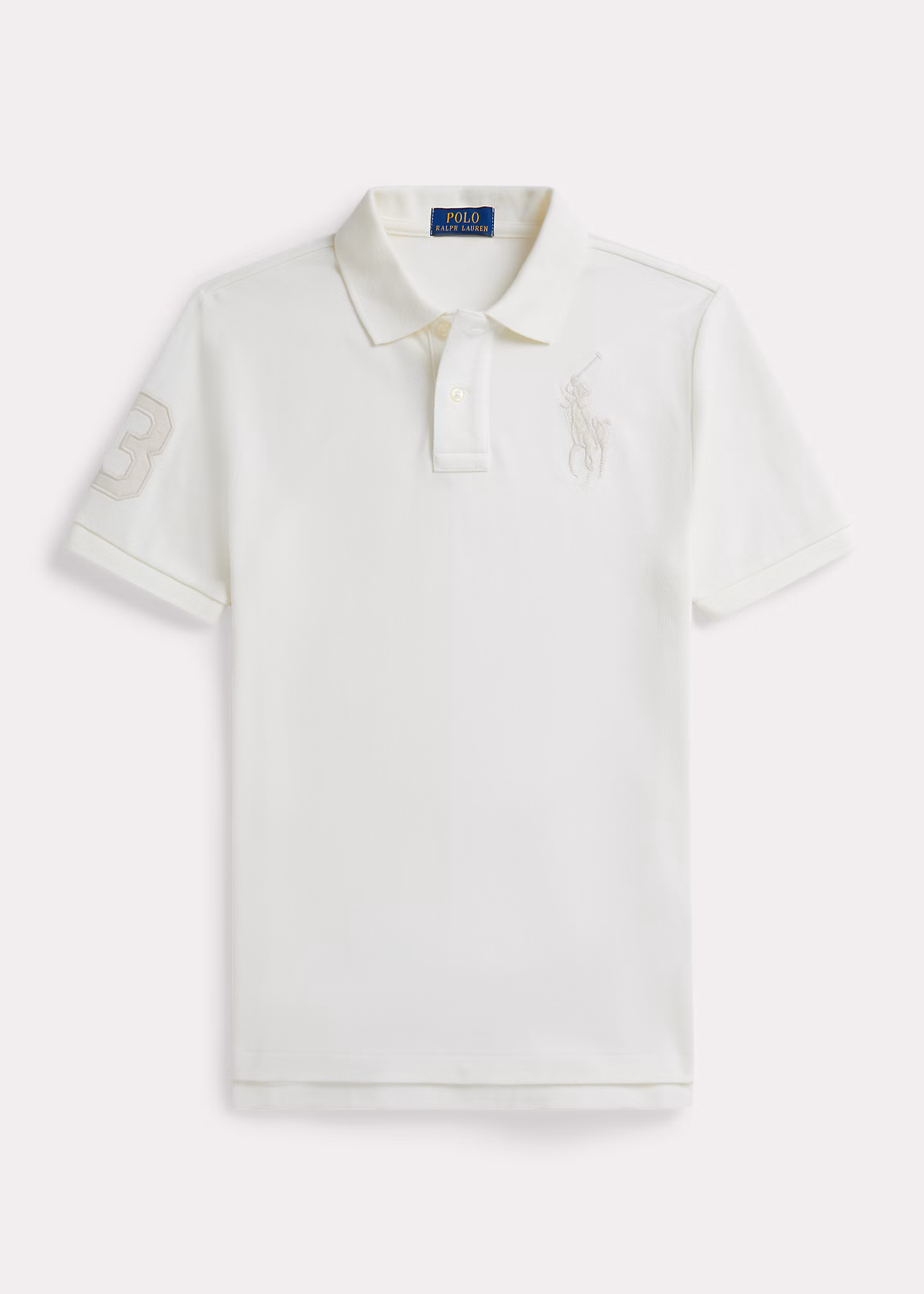 Baumwollpiqué-Poloshirt mit Big Pony - RALPH LAUREN OUTLET