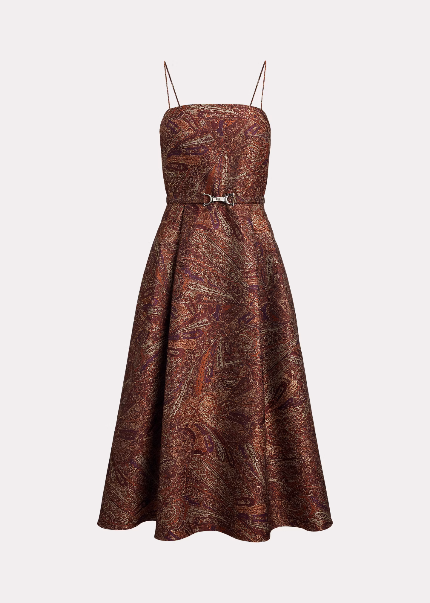 Paisley-Cocktailkleid mit Gürtel - RALPH LAUREN OUTLET