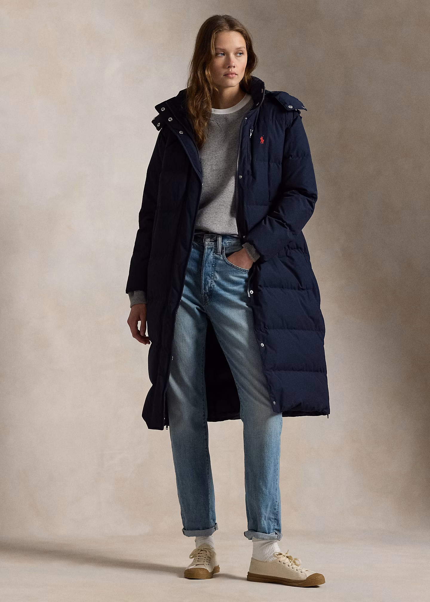 Daunenmantel mit Kapuze - RALPH LAUREN OUTLET