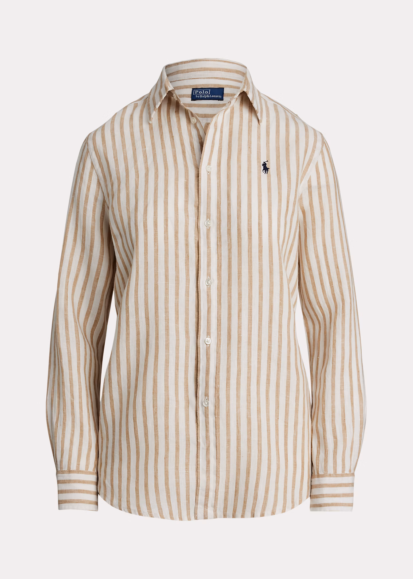 Gestreiftes Classic-Fit Leinenhemd - RALPH LAUREN OUTLET