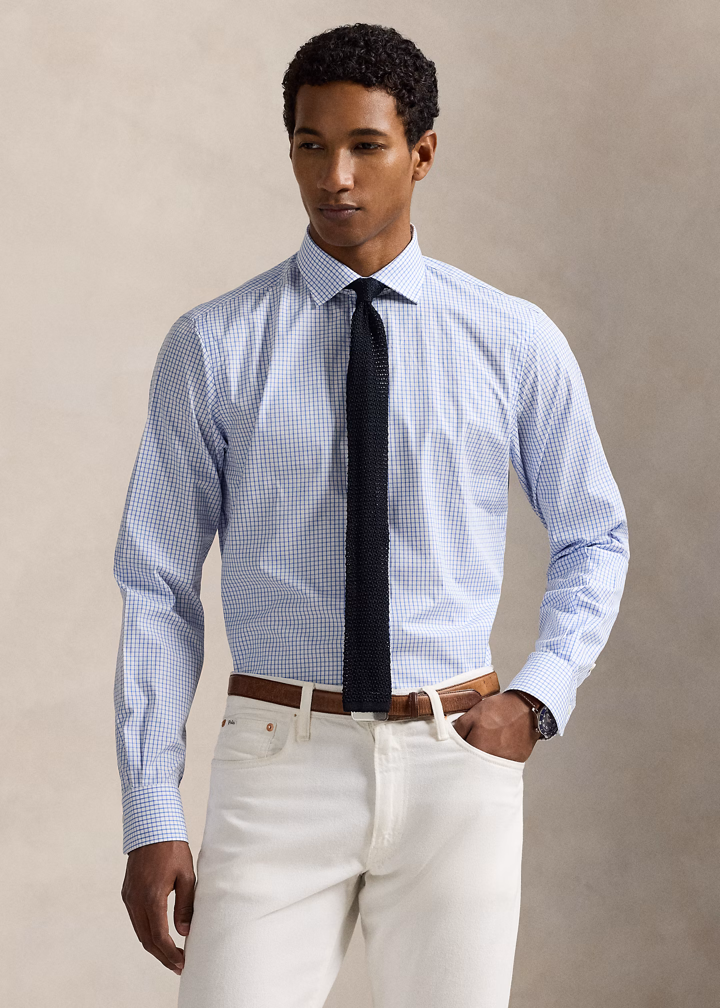 Kariertes Classic-Fit Popelinehemd - RALPH LAUREN OUTLET