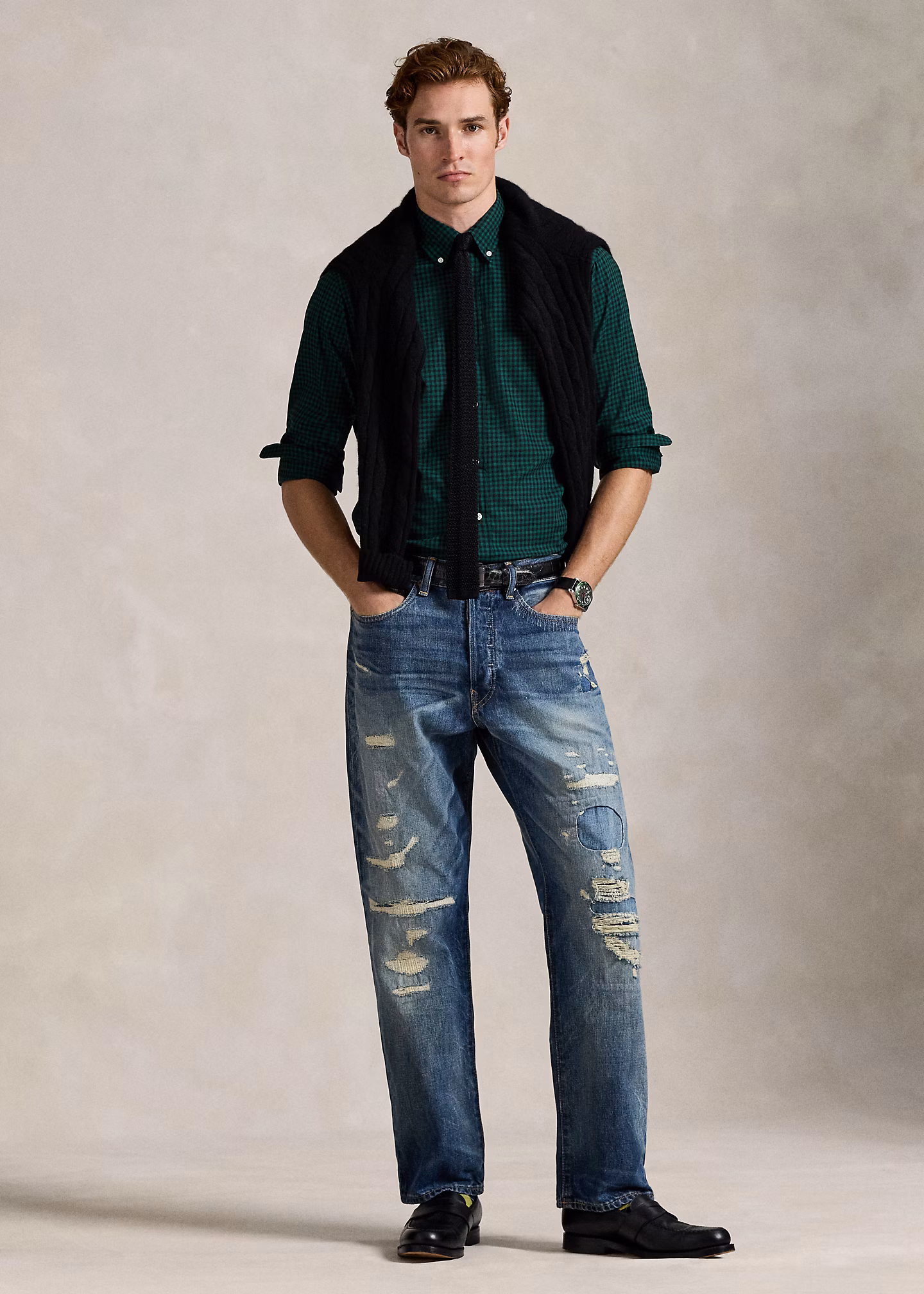 Custom-Fit Twillhemd mit Karomuster - RALPH LAUREN OUTLET