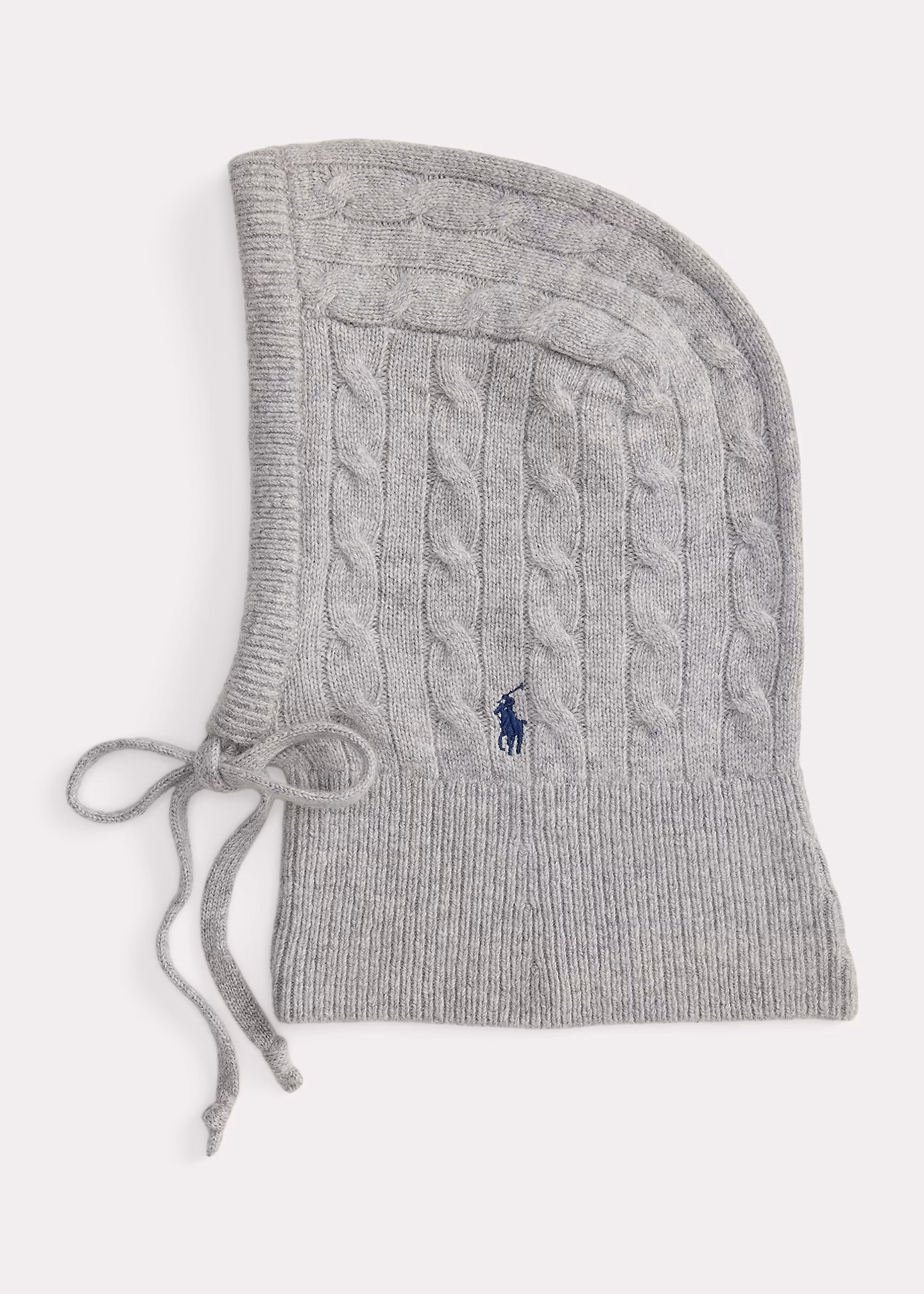 Zopfmuster-Kapuzenschal mit Kaschmir - RALPH LAUREN OUTLET