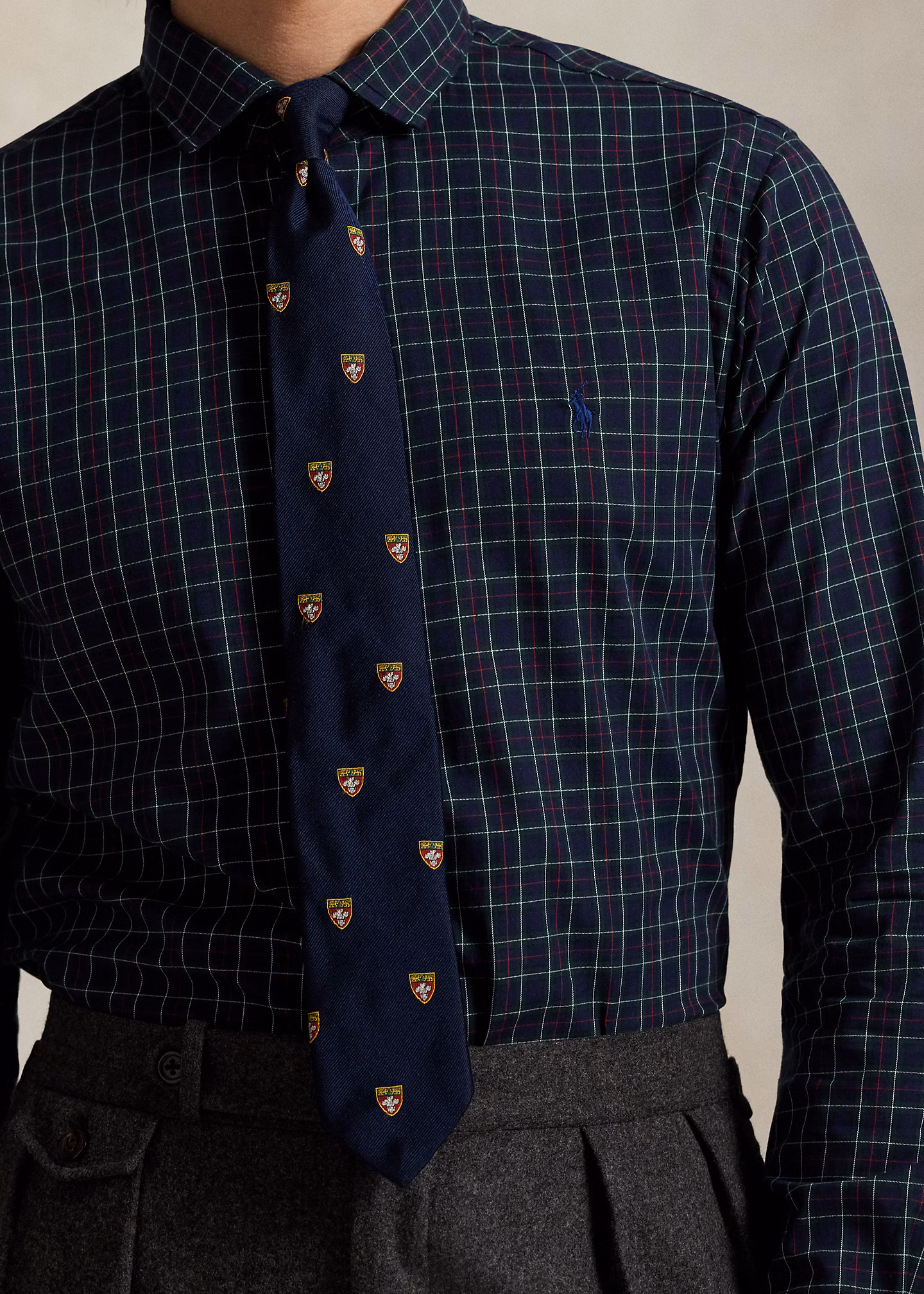 Custom-Fit Karohemd aus Twill - RALPH LAUREN OUTLET