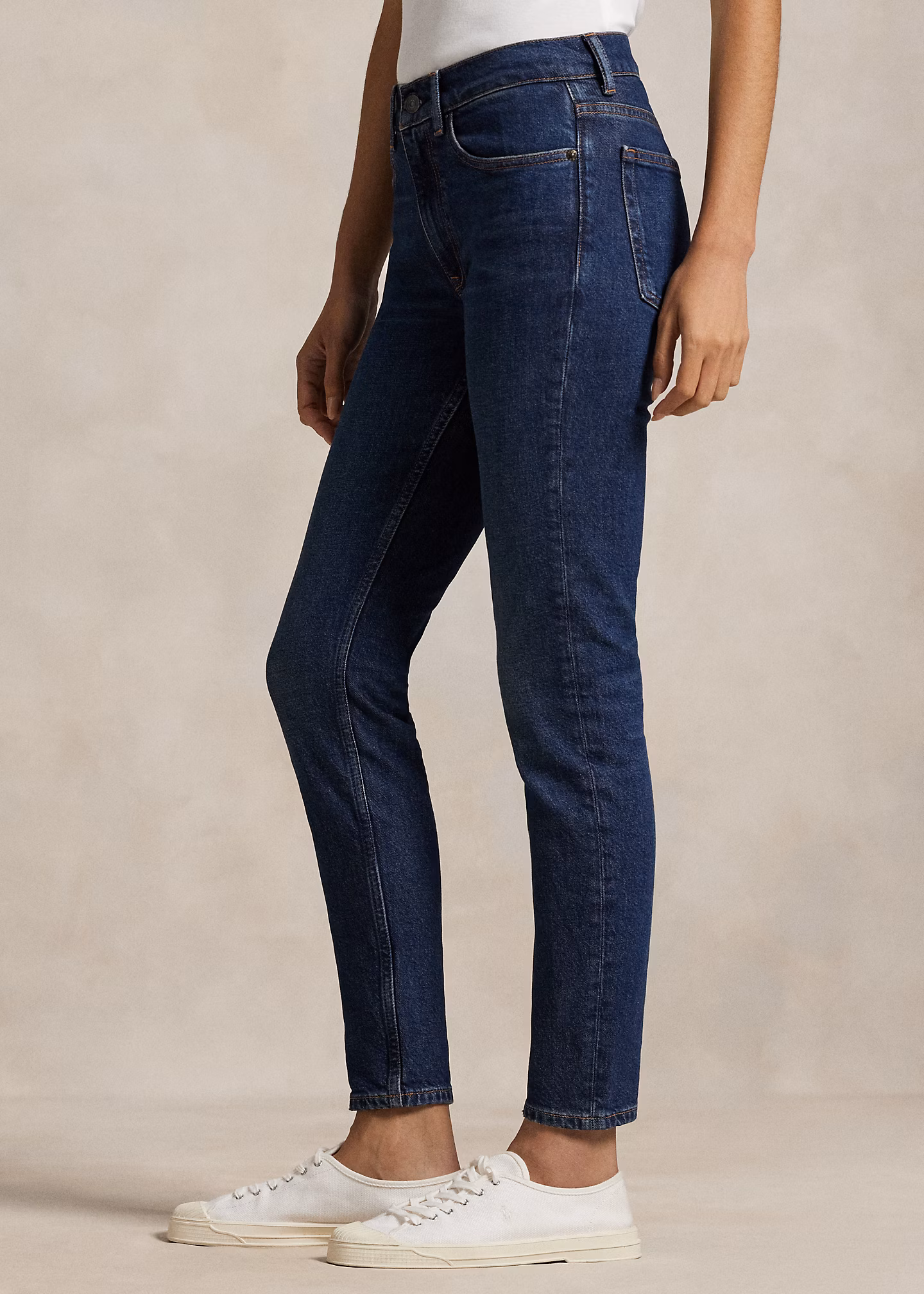 Super-Slim-Jeans mit mittlerer Leibhöhe - RALPH LAUREN OUTLET