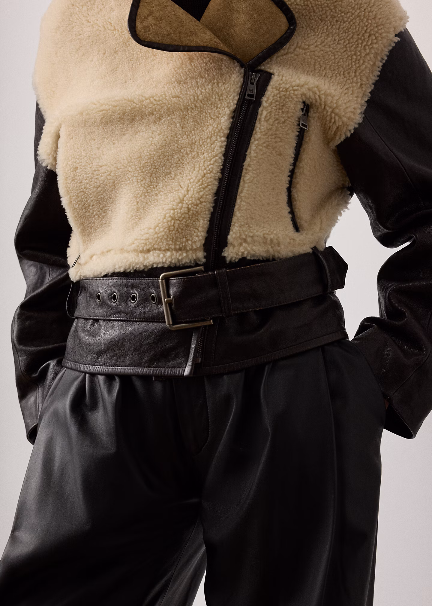 Bikerjacke Silvester aus Lammfell - RALPH LAUREN OUTLET