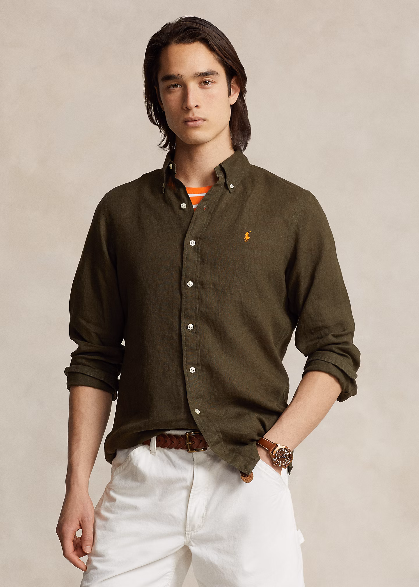 Slim-Fit Leinenhemd - RALPH LAUREN OUTLET