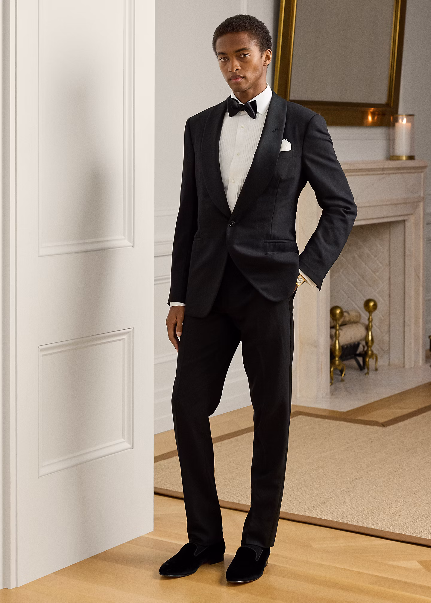 Smokinghemd mit plissiertem Latz - RALPH LAUREN OUTLET